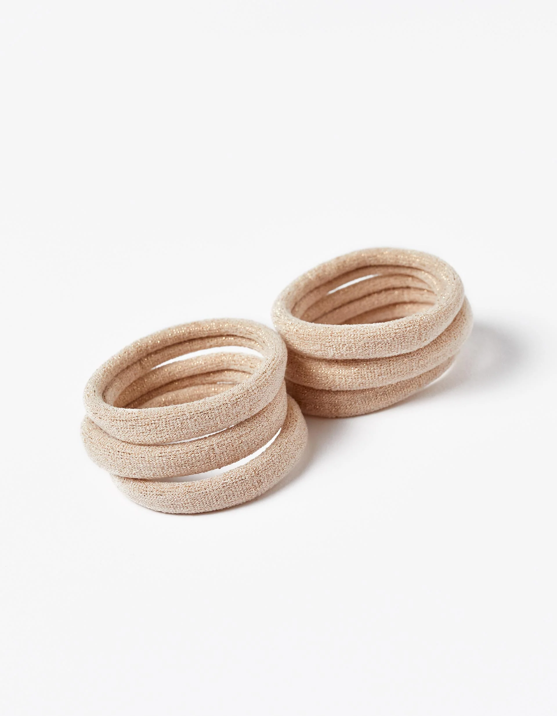 6-Pack Hair Bobbles for Babies and Girls, Gold