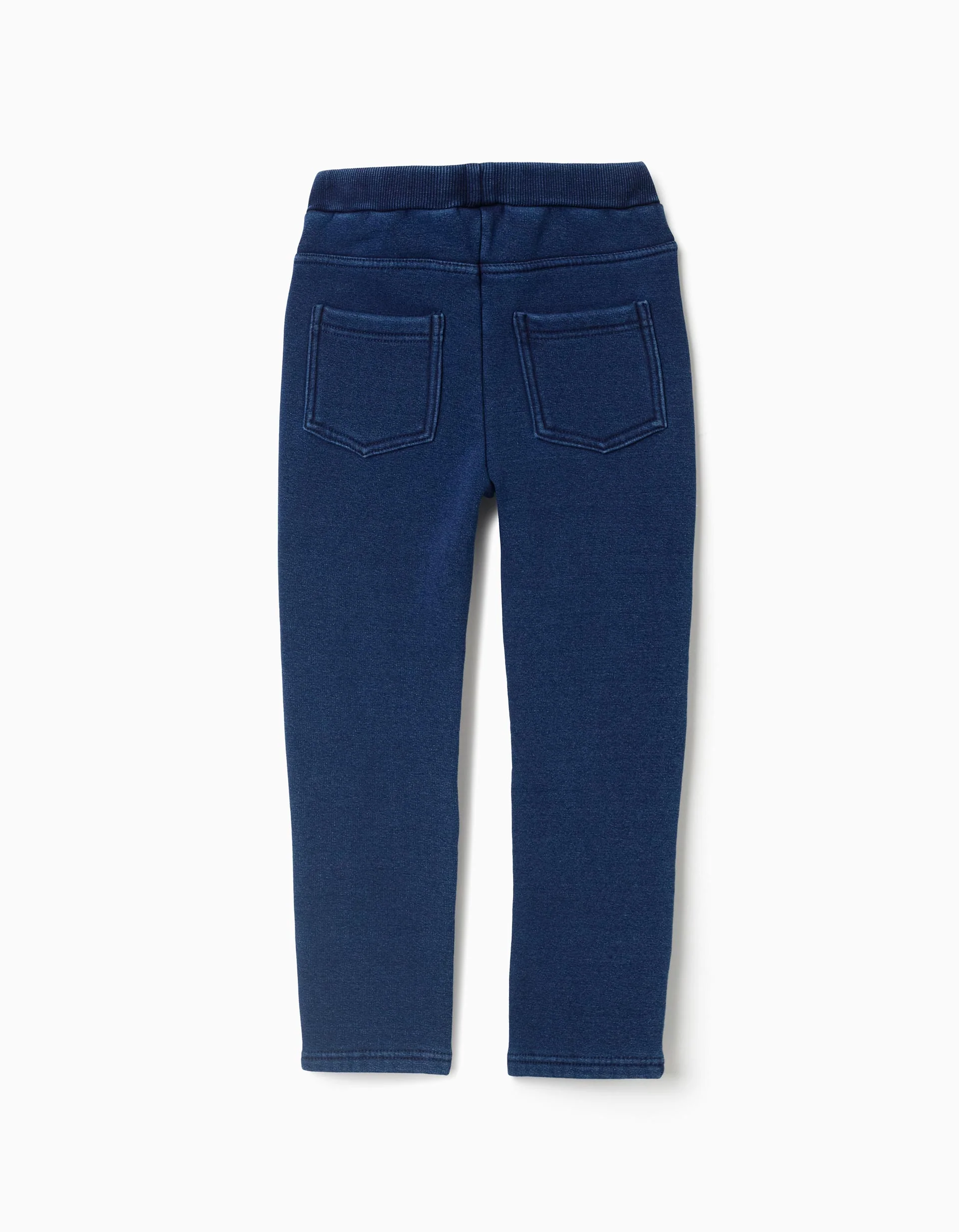 Comfortable corduroy pants for girls, blue