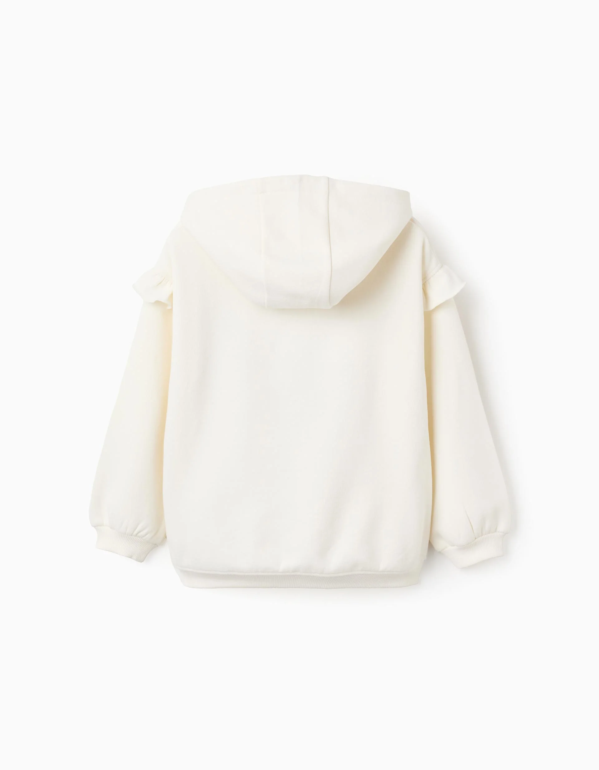 Hooded Sweatshirt with Sequins for Girls 'Stitch', Beige