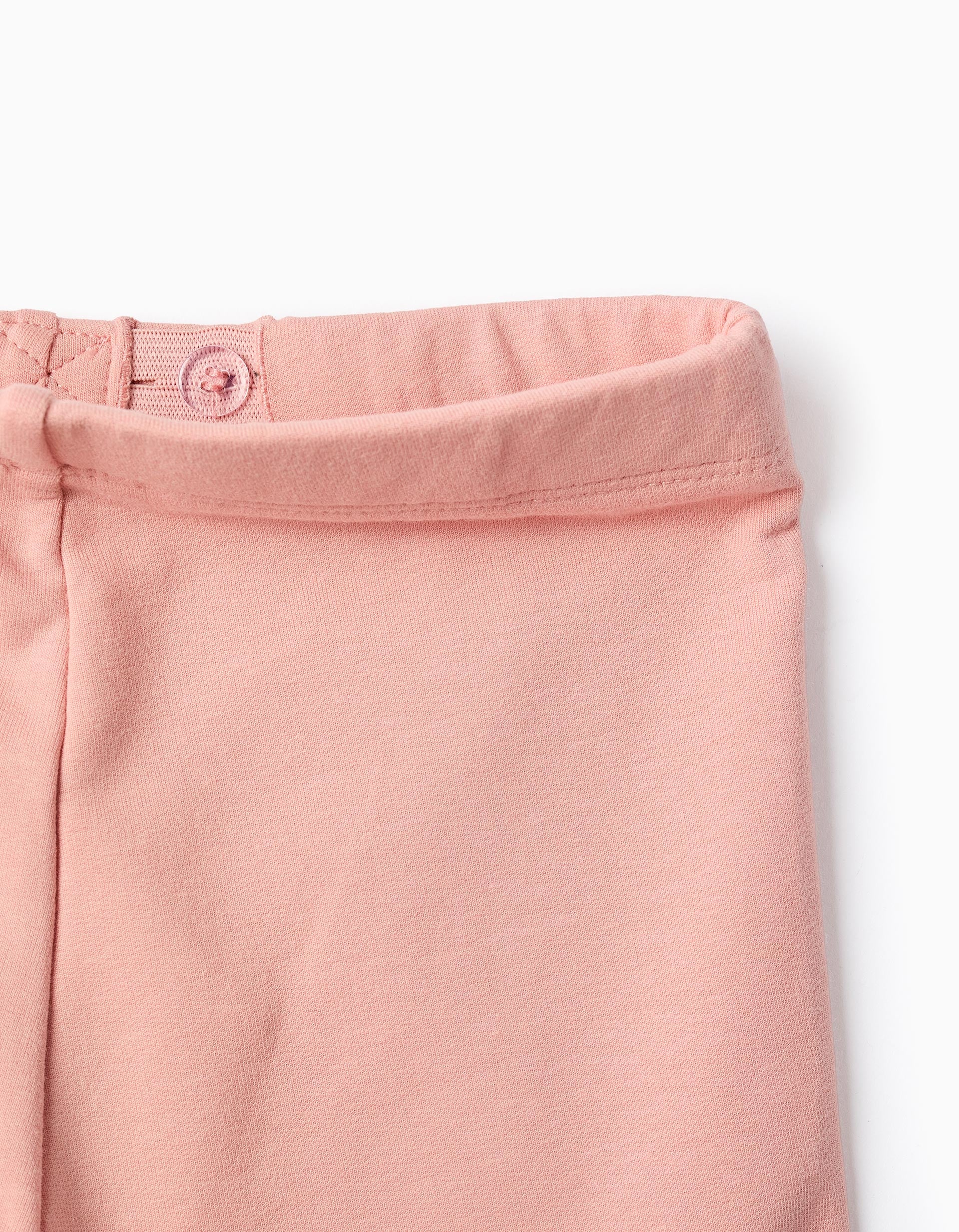 Brushed Leggings for Girls, Light Pink