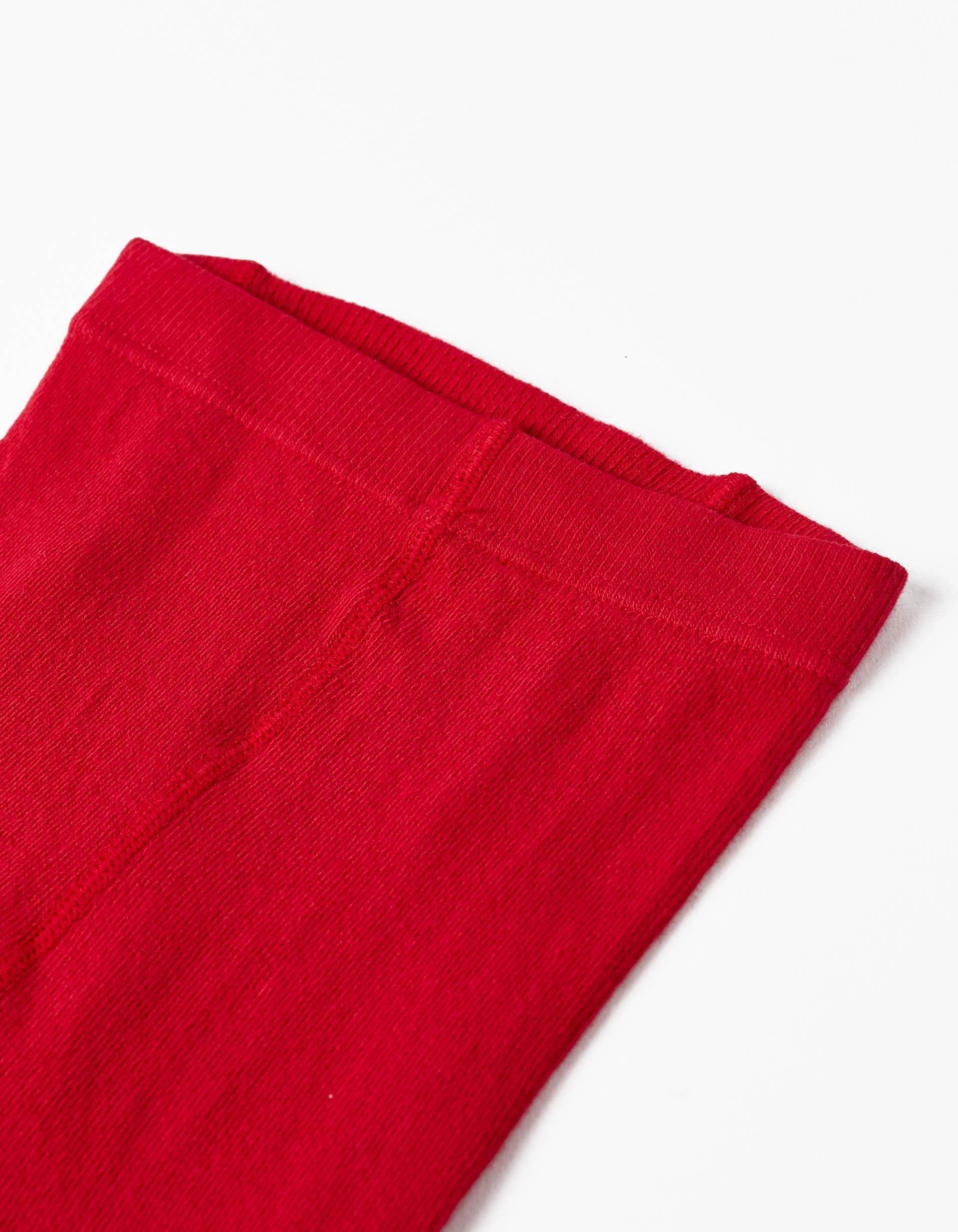 Cotton Anti-Pilling Tights for Girls, Red