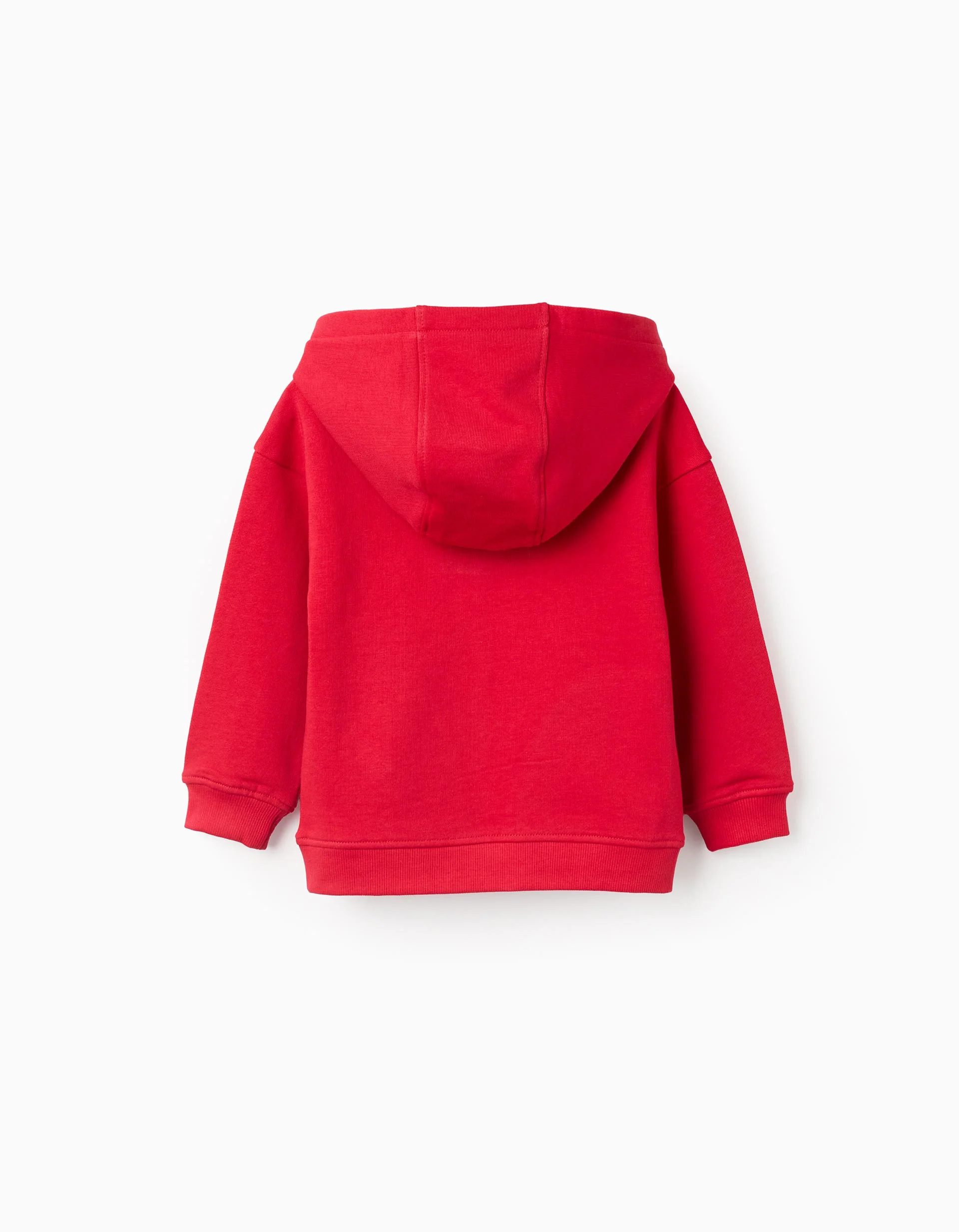 Cotton Hooded Sweatshirt for Baby Boys '1919', Red