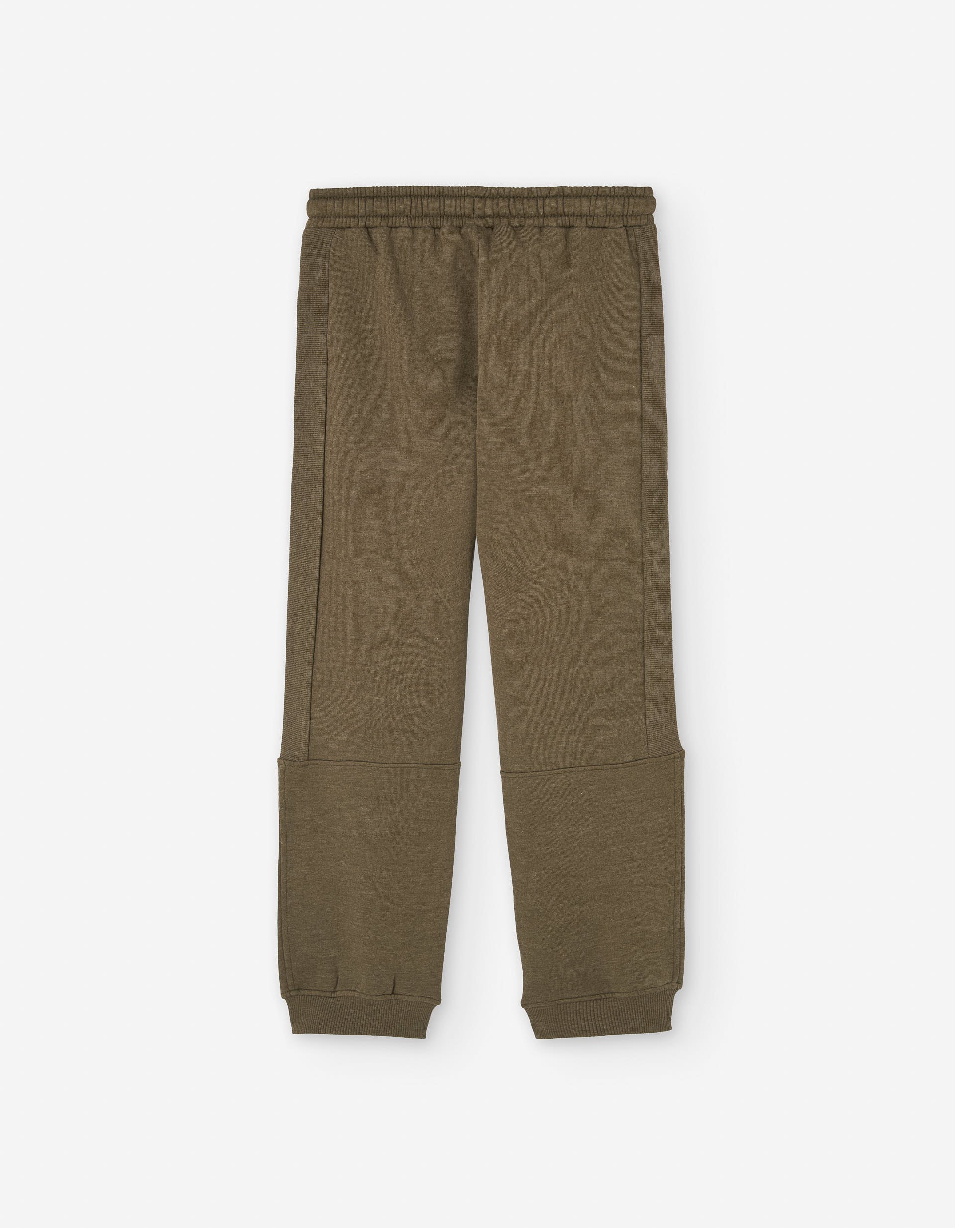 Brushed joggers with drawstring and Landmarks print for boys, grey