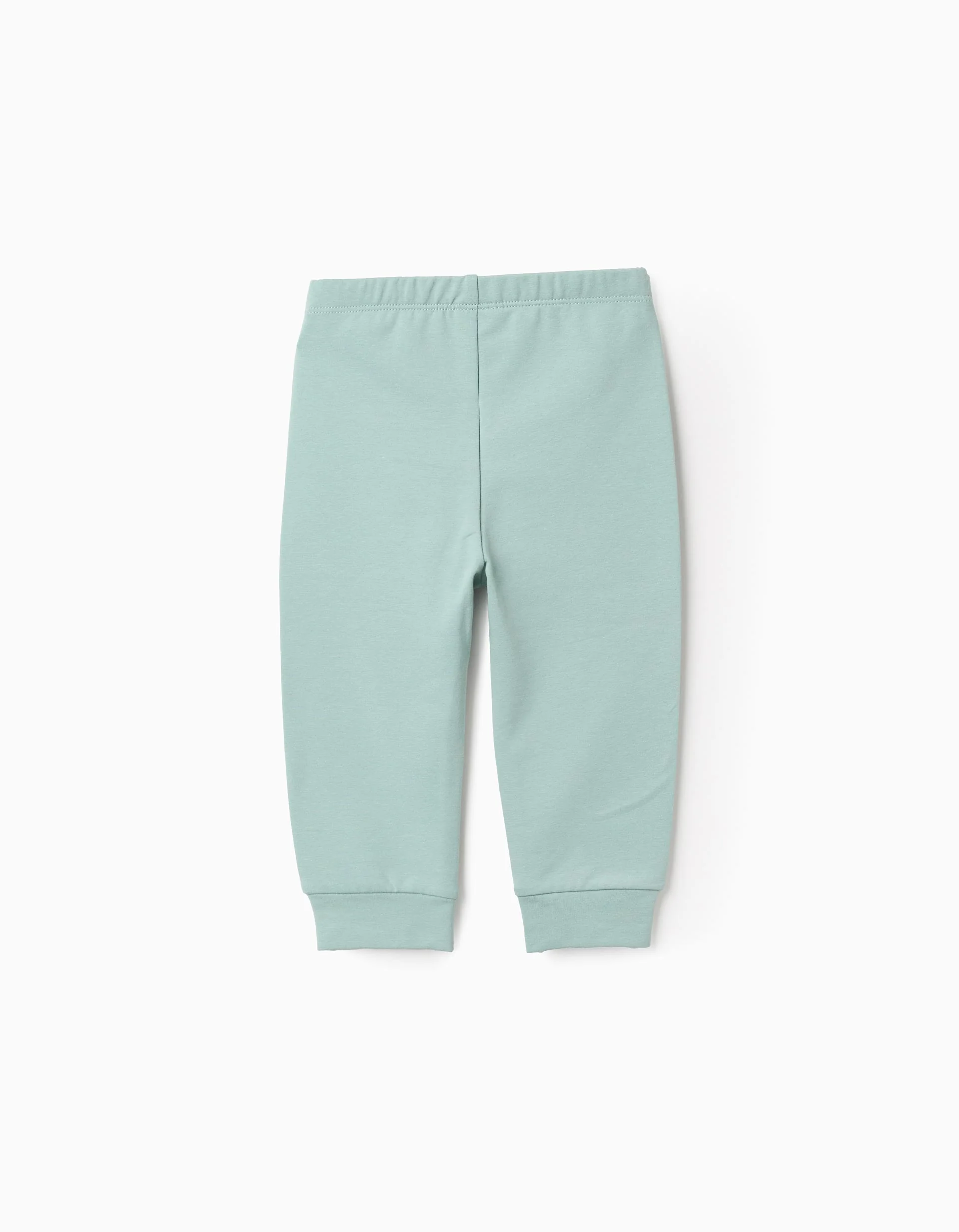 Joggers with Printed Detail for Baby Girls 'Shapes', Green