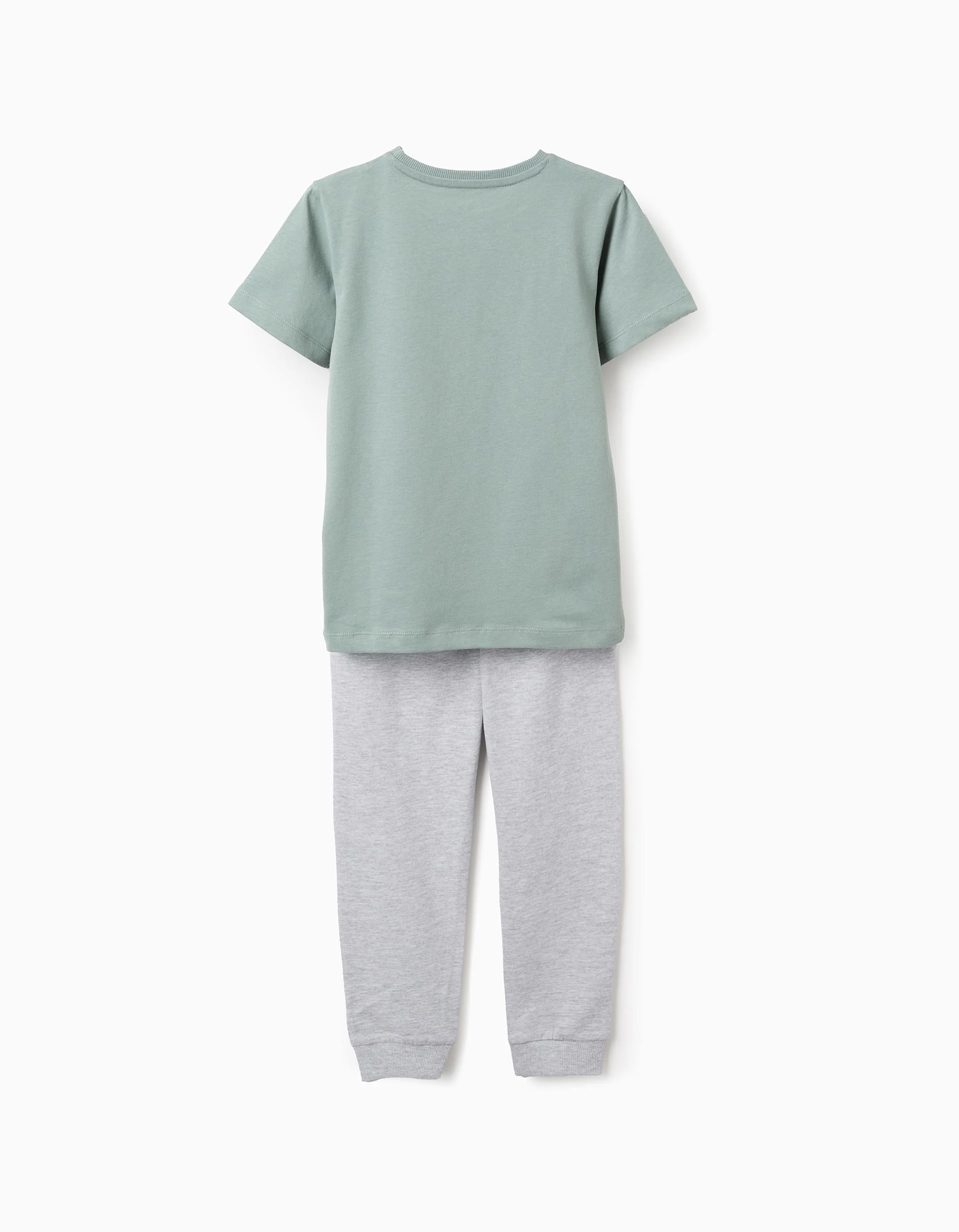 Cotton Pyjama for Boys 'Scouts', Grey/Green