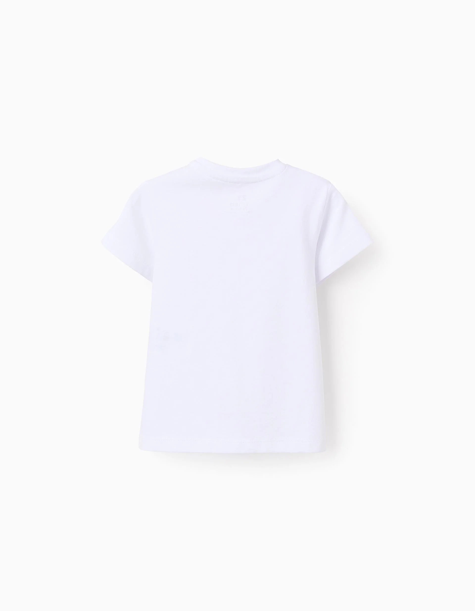 Pack of 2 Plain Cotton T-shirts for Baby Boys, White