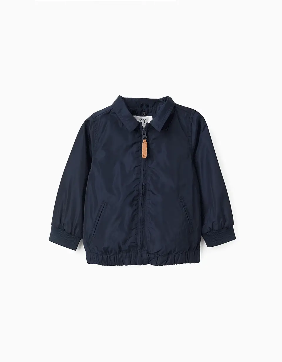 Windbreaker Jacket with Removable Hood for Baby Boys, Dark Blue
