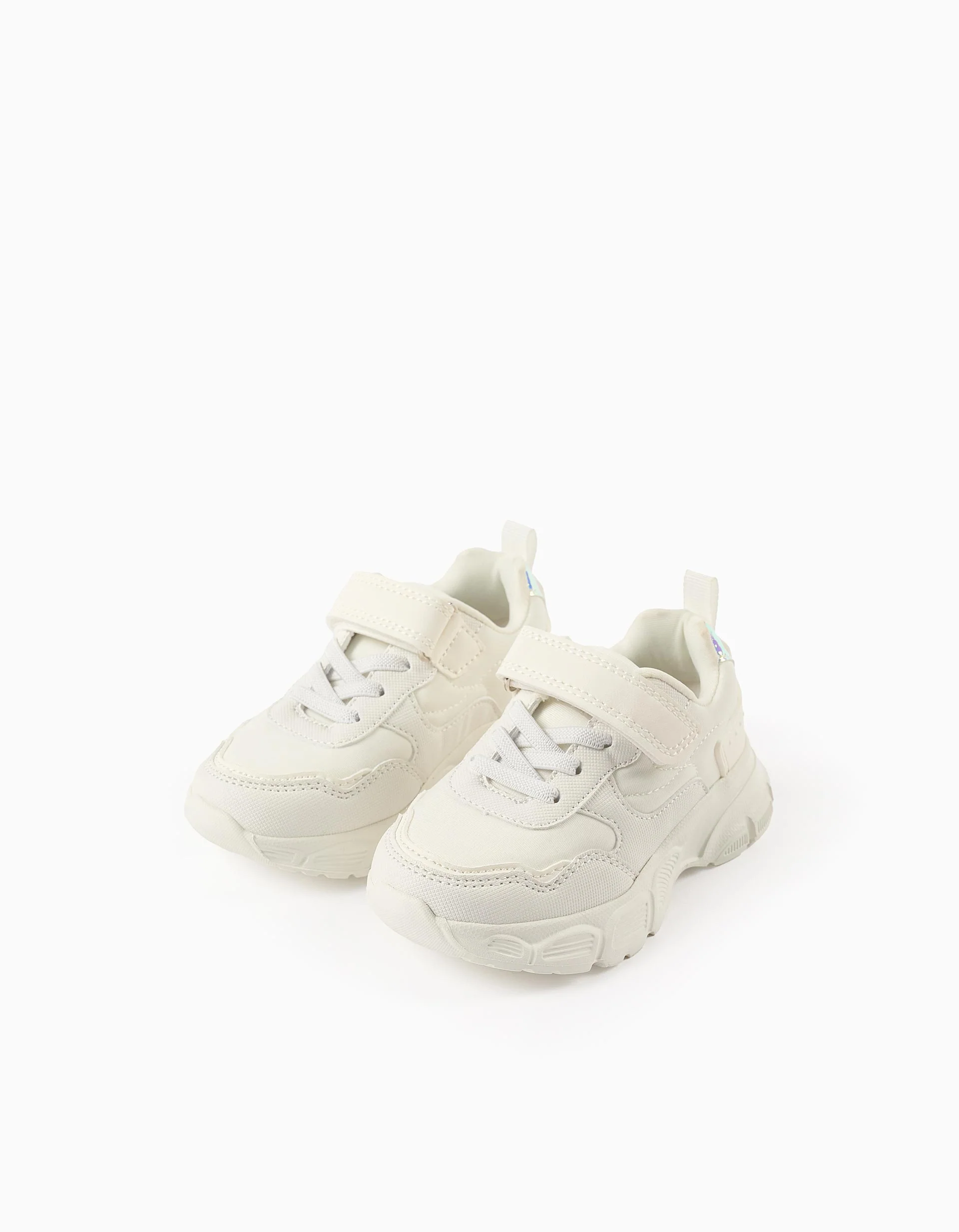 Superlight Runner' Trainers for Baby Girls, White/Iridescent