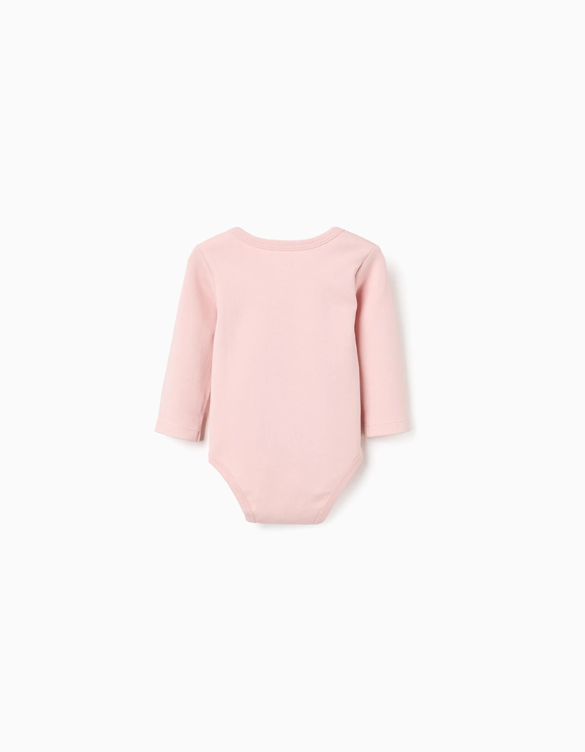 4 plain/floral bodysuits for newborn and baby girls, multicolour