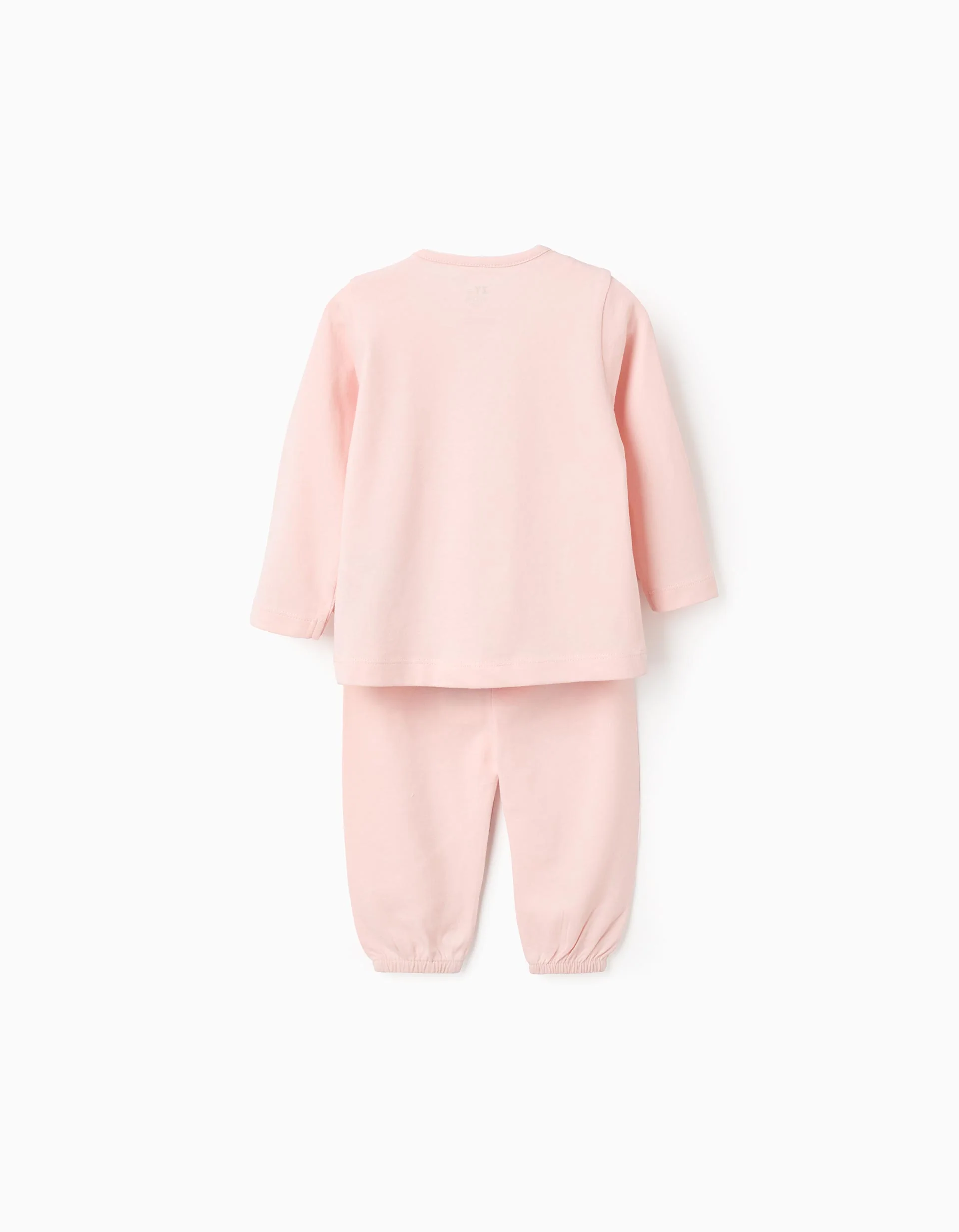 Cotton Pyjama with Print for Baby Girls 'Bunny', Pink