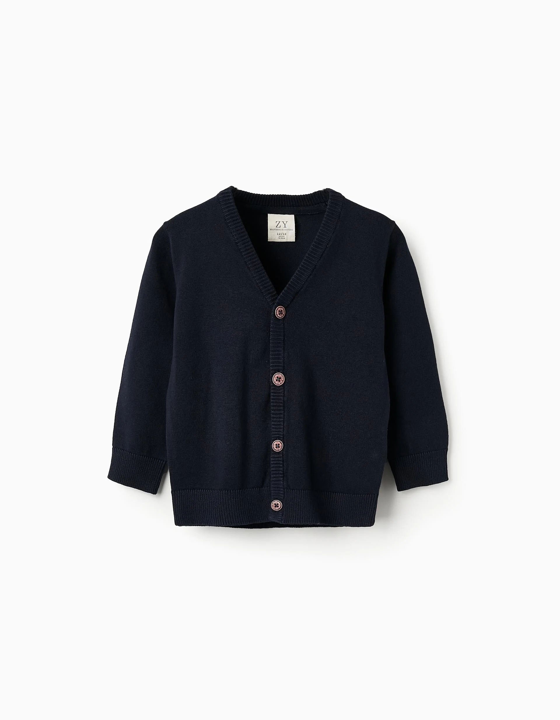 Cardigan for Baby Boys, Dark Blue