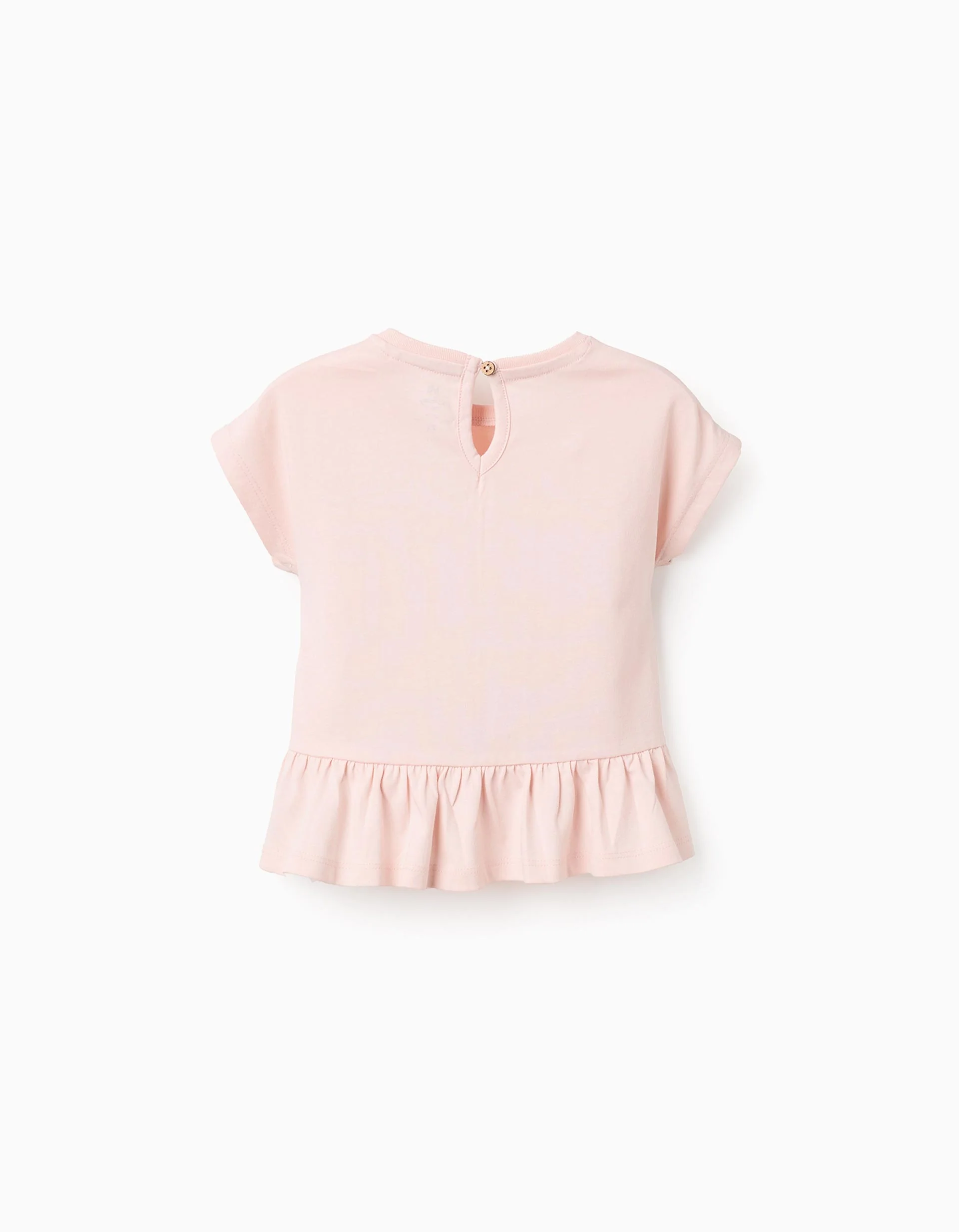 Cotton T-shirt for Baby Girls 'Bambi & Thumper', Pink