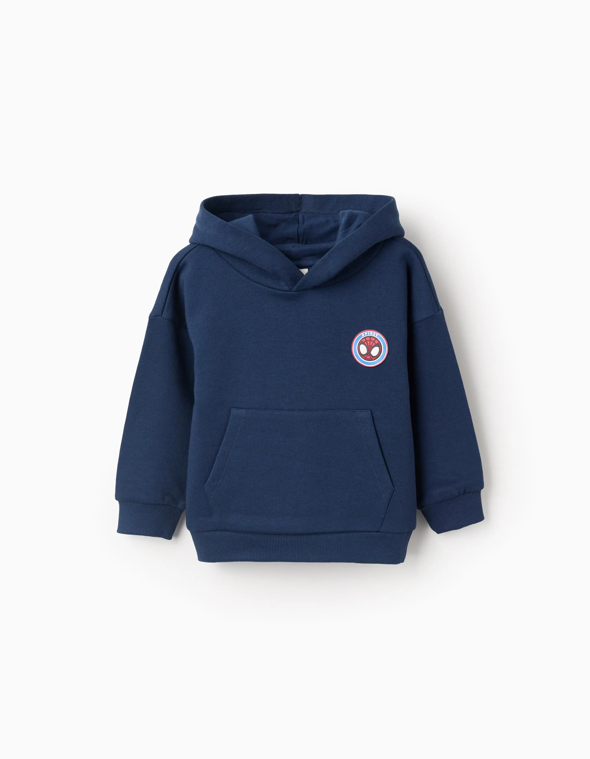 Hooded Sweatshirt for Baby Boys 'Spidey', Dark Blue