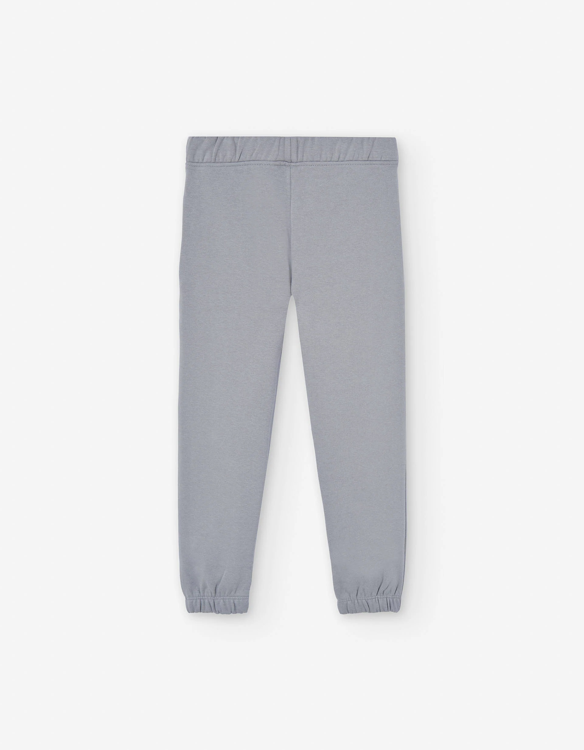 Brushed joggers with functional drawstring for boys, light grey