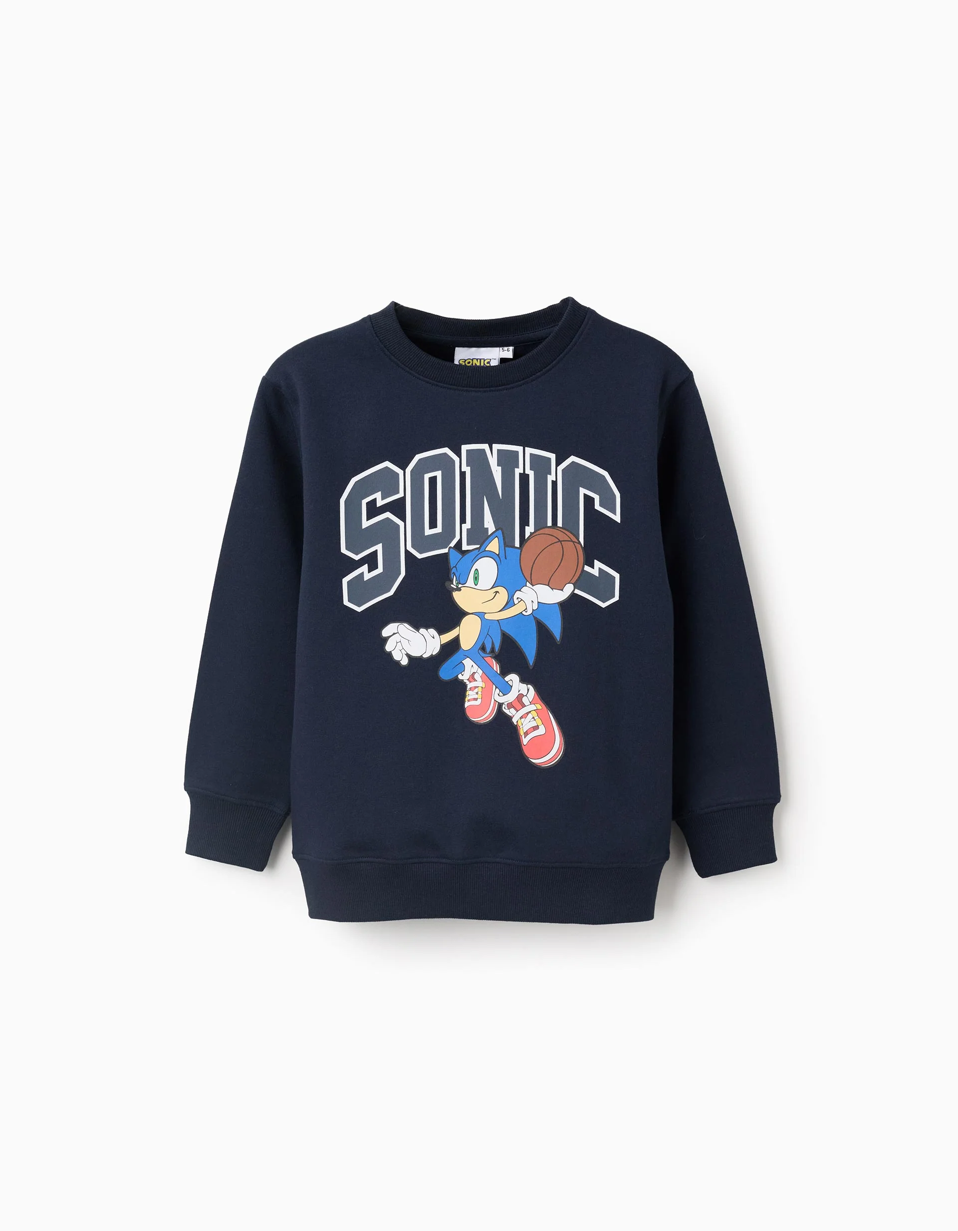 Brushed Sweatshirt for Boys 'Sonic', Dark Blue