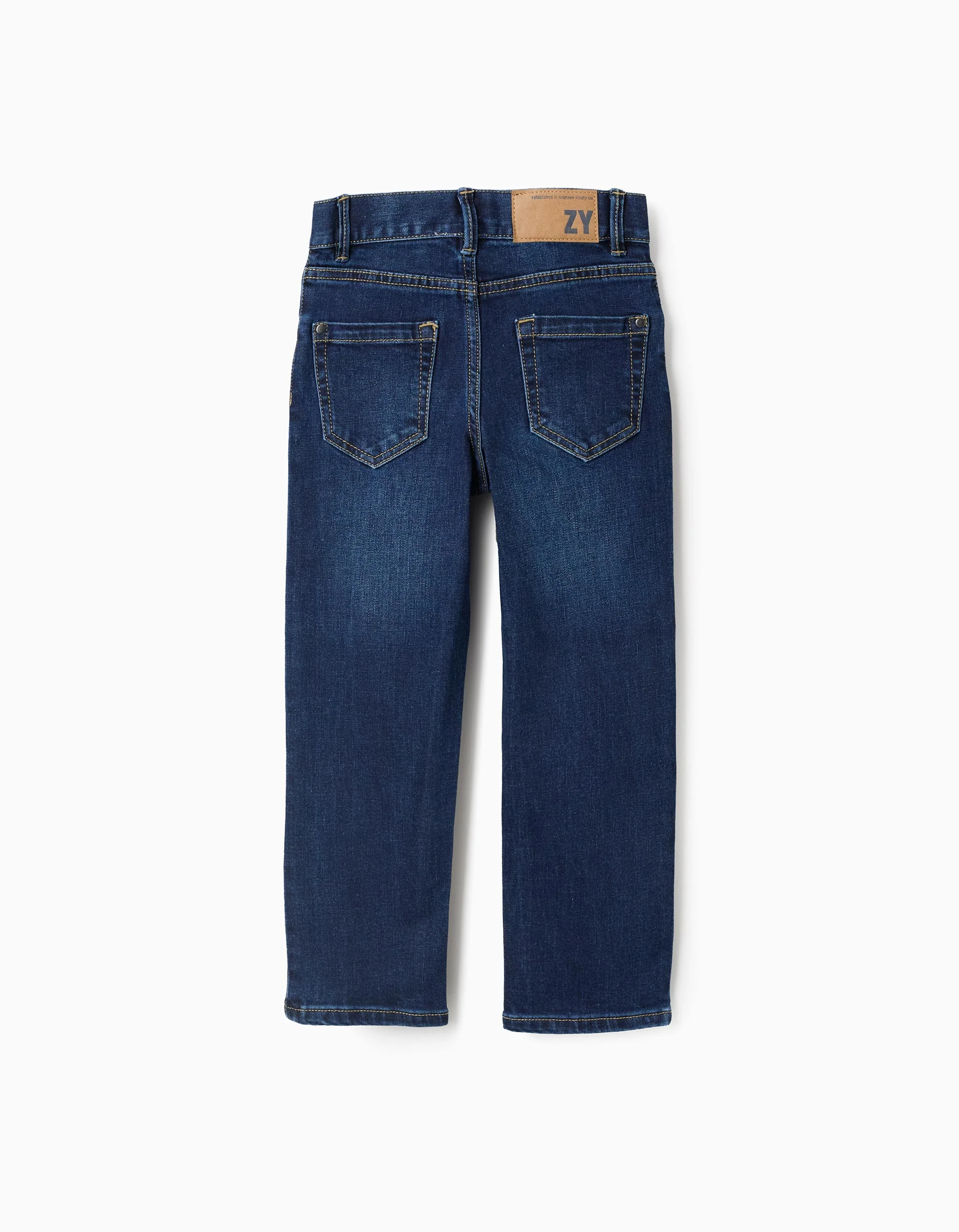 Straight Fit Jeans for Boys, Dark Blue