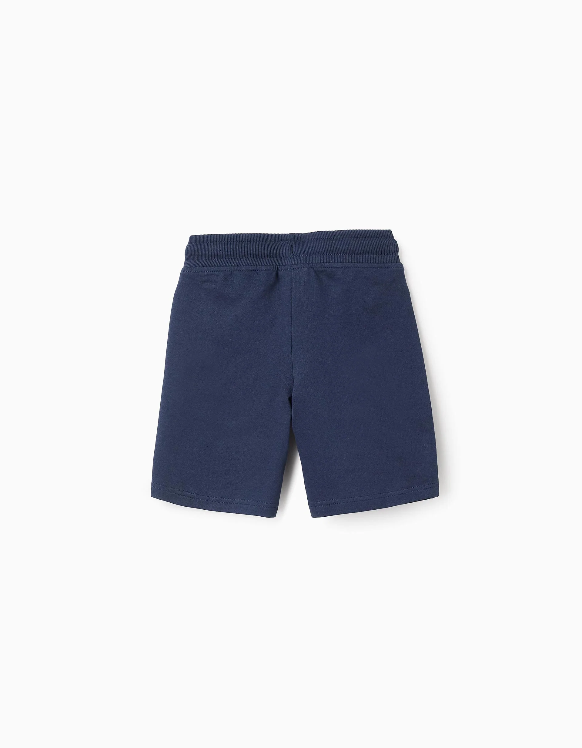 Joggers Shorts with Zip Pockets for Boys, Dark Blue
