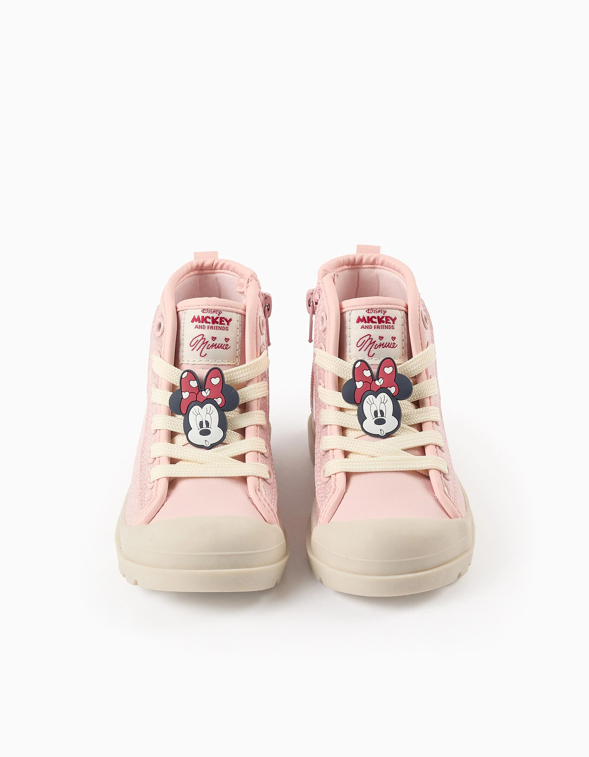 Boots with Glitter for Baby Girls 'Minnie', Pink/Beige