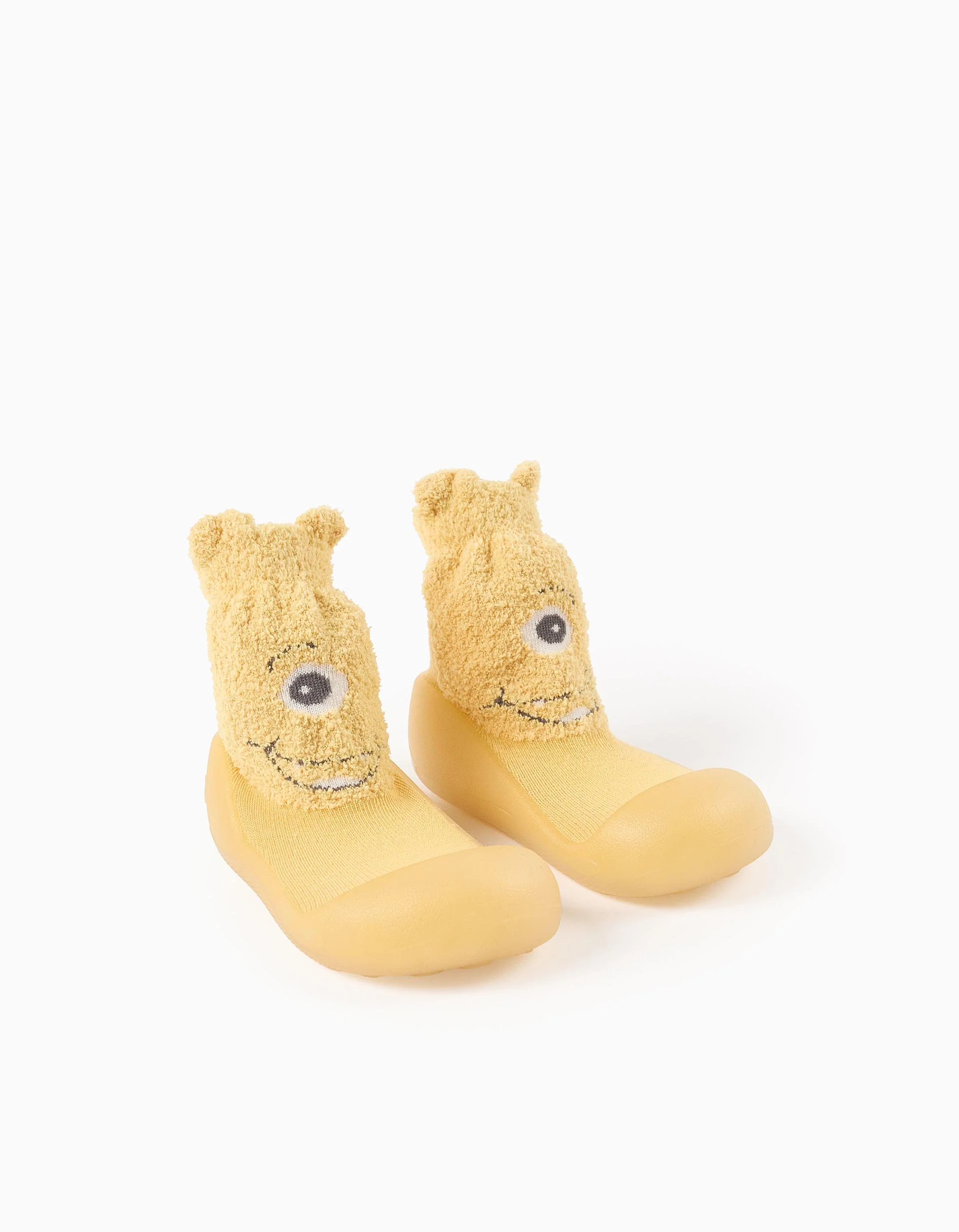 Steppies with Monsters of Emotions for baby boys, yellow
