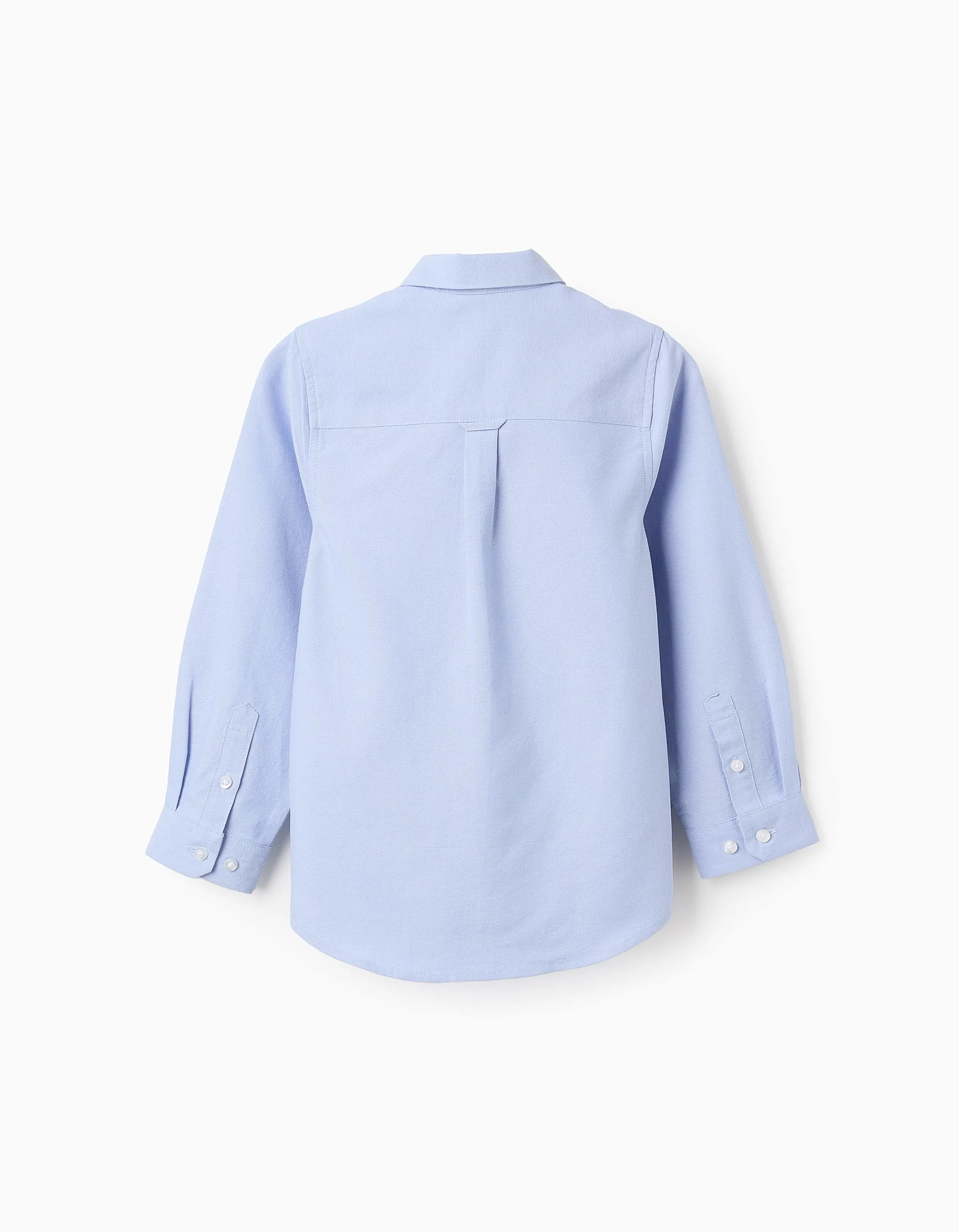 Shirt in Cotton Oxford for Boys, Blue