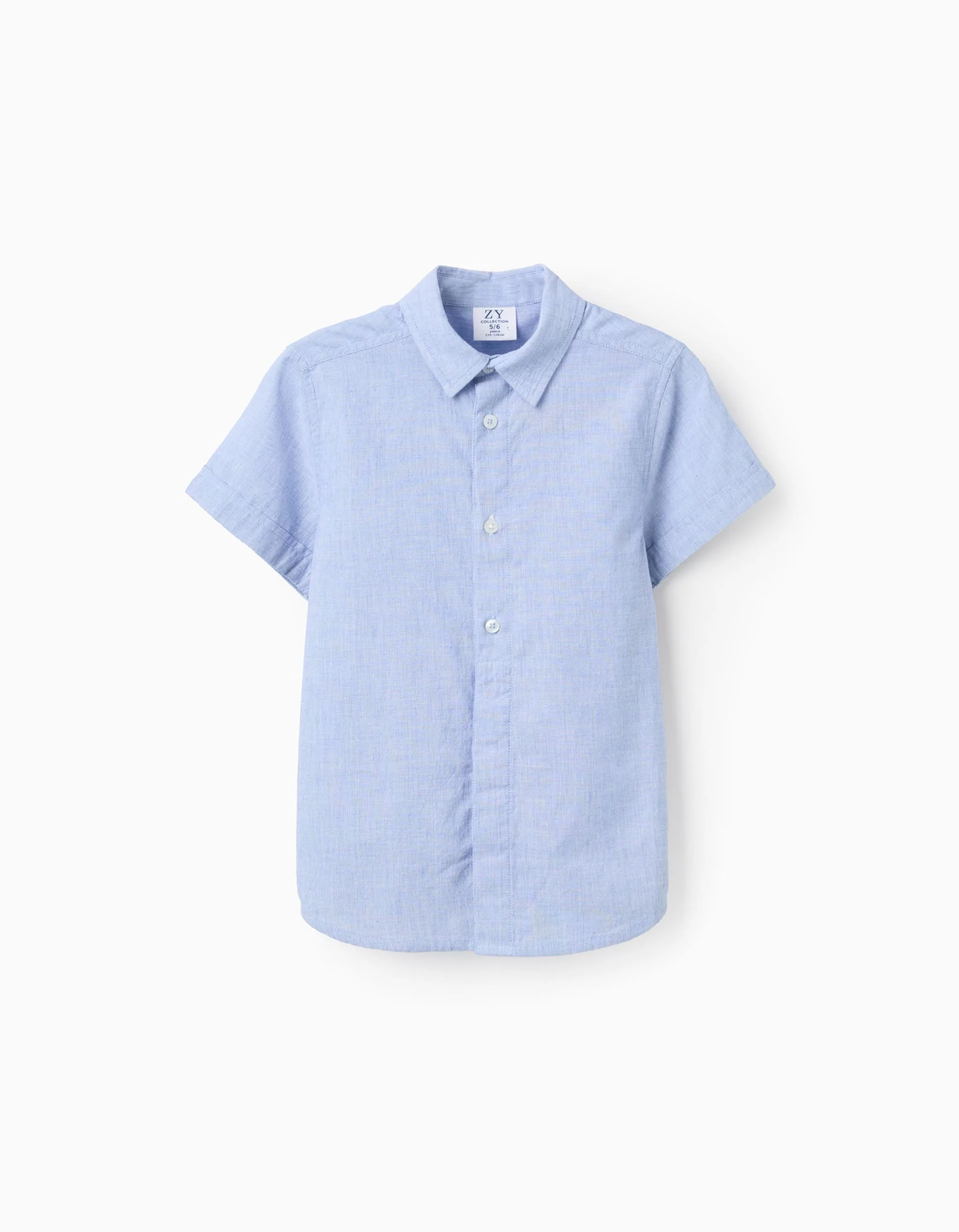 Cotton Fil a Fil Shirt for Boys 'B&S', Blue