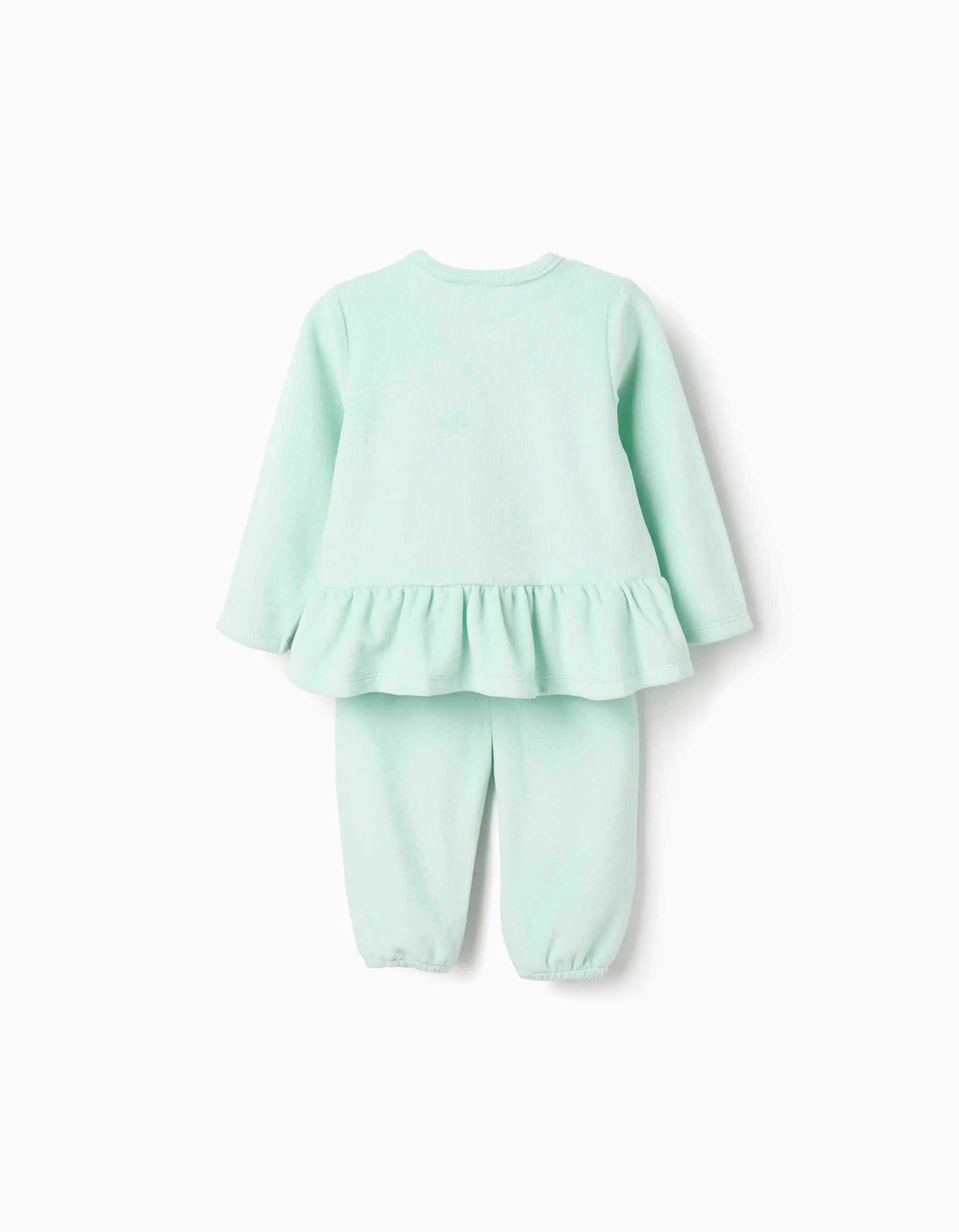 Velour Pyjama for Baby Girls 'Chip & Dale', Green