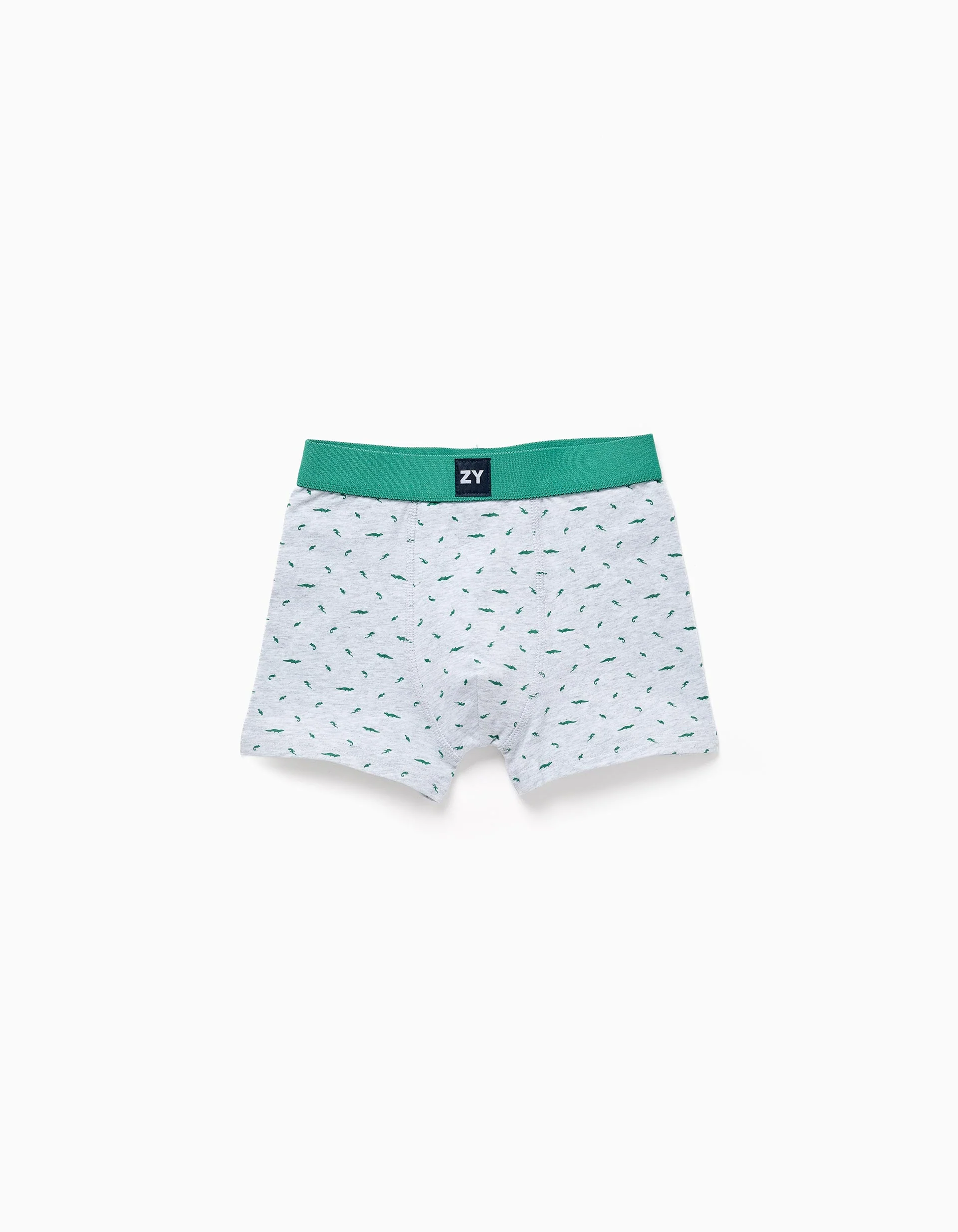 Pack of 4 plain/printed boxer shorts for boys, multicolour