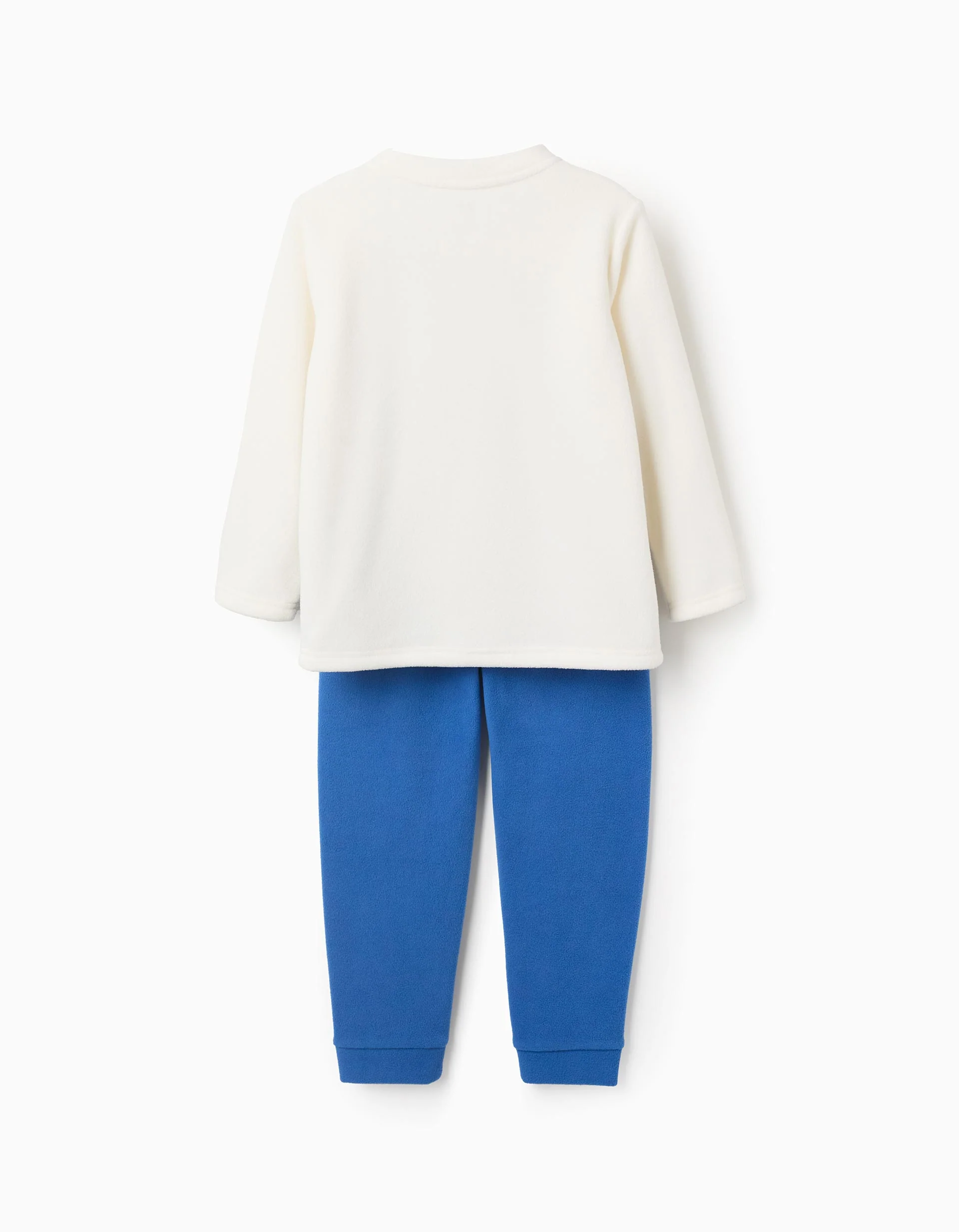 Polar Pyjama for Boys 'Monster of Emotions', White/Blue