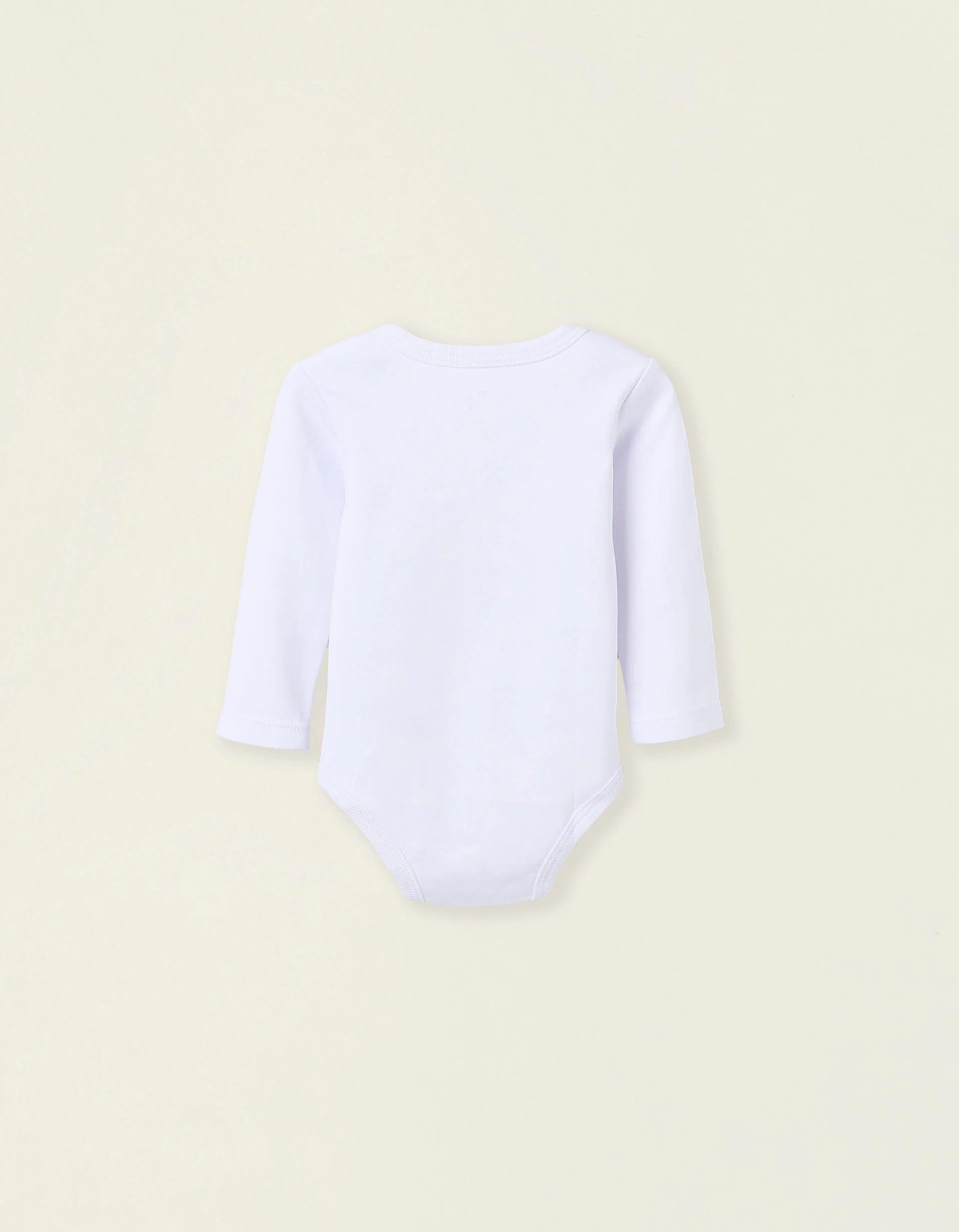 Pack of 4 Cotton Bodysuits for Newborns and Babies 'Fruits', White