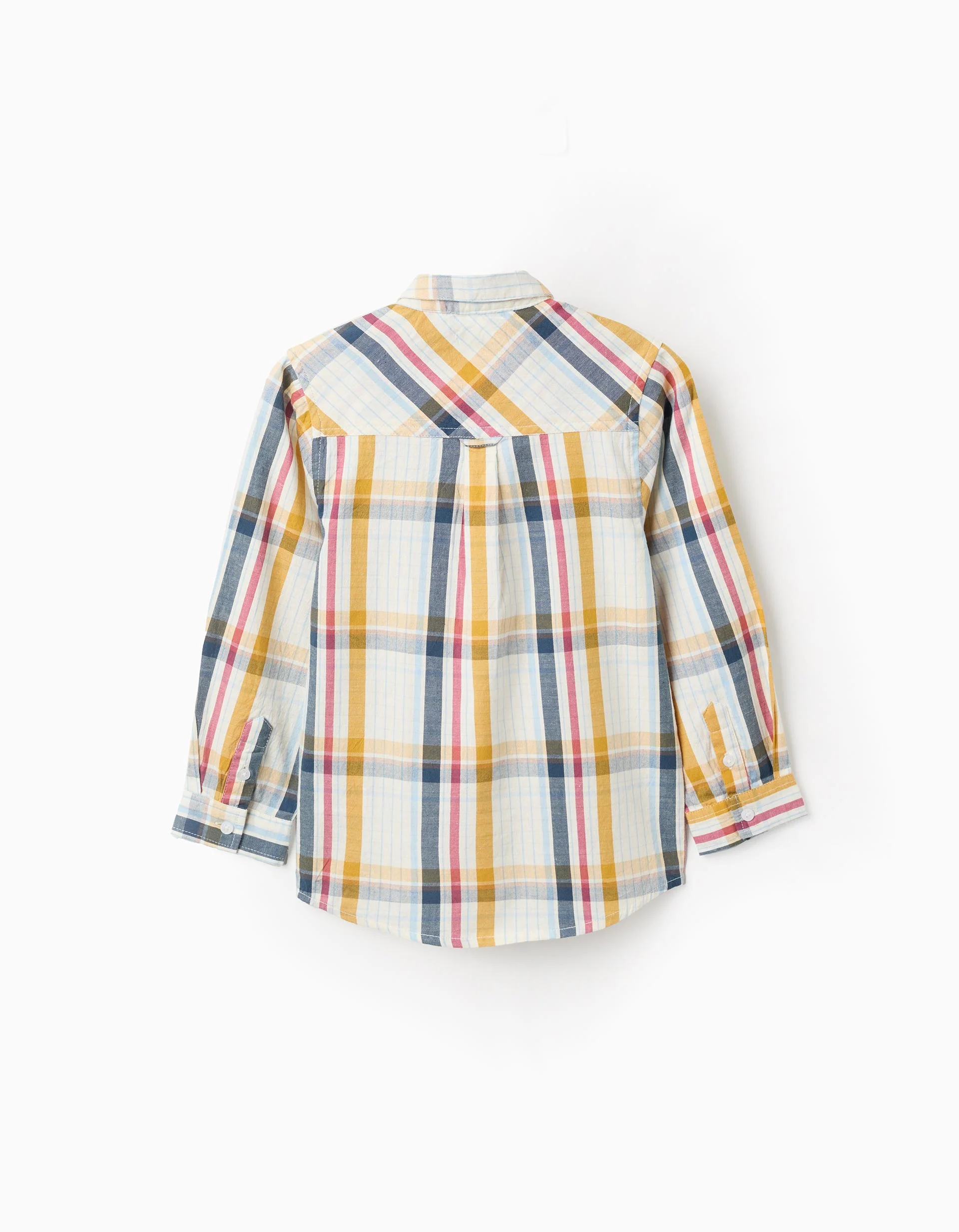 Cotton Checked Shirt for Boys 'B&S', Multicolour