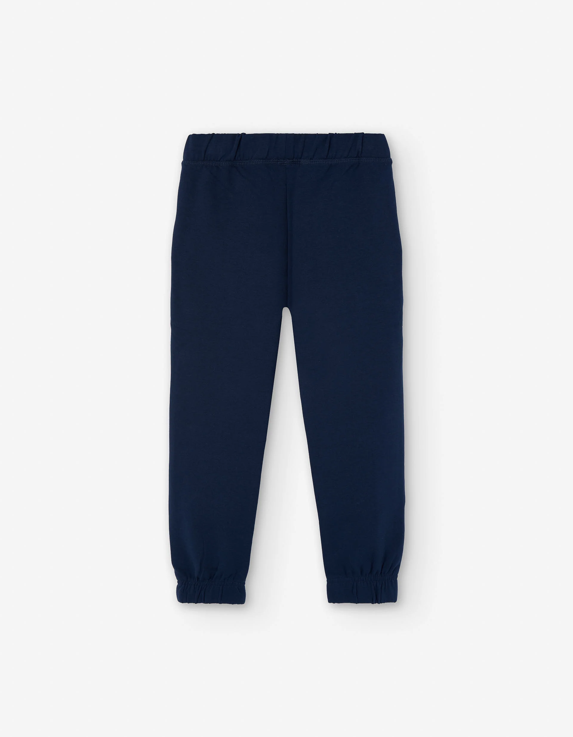 Brushed joggers with Nice Team print for boys, dark blue