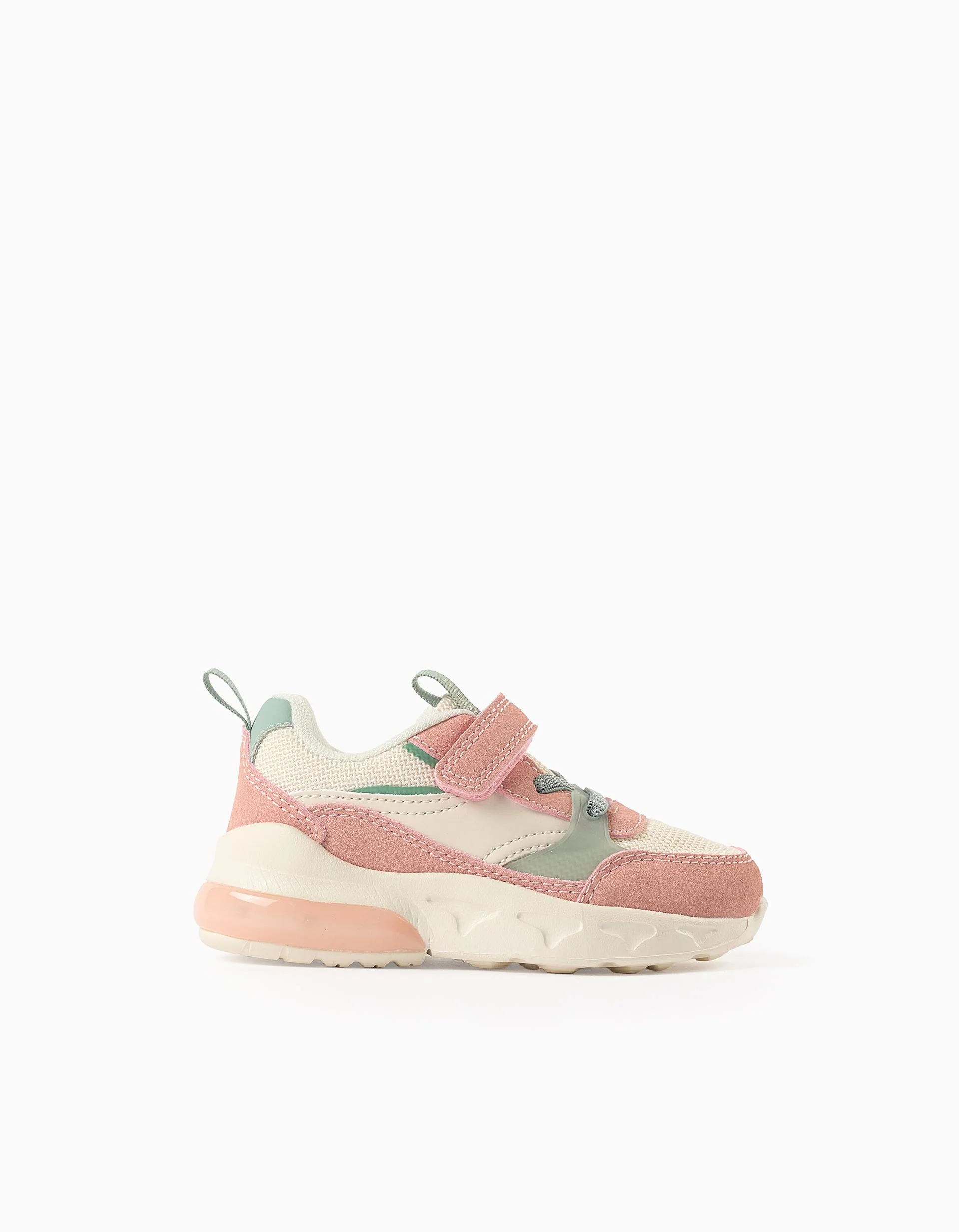 Light-up Trainers for Baby Girls 'Superlight Runner', Pink/Beige