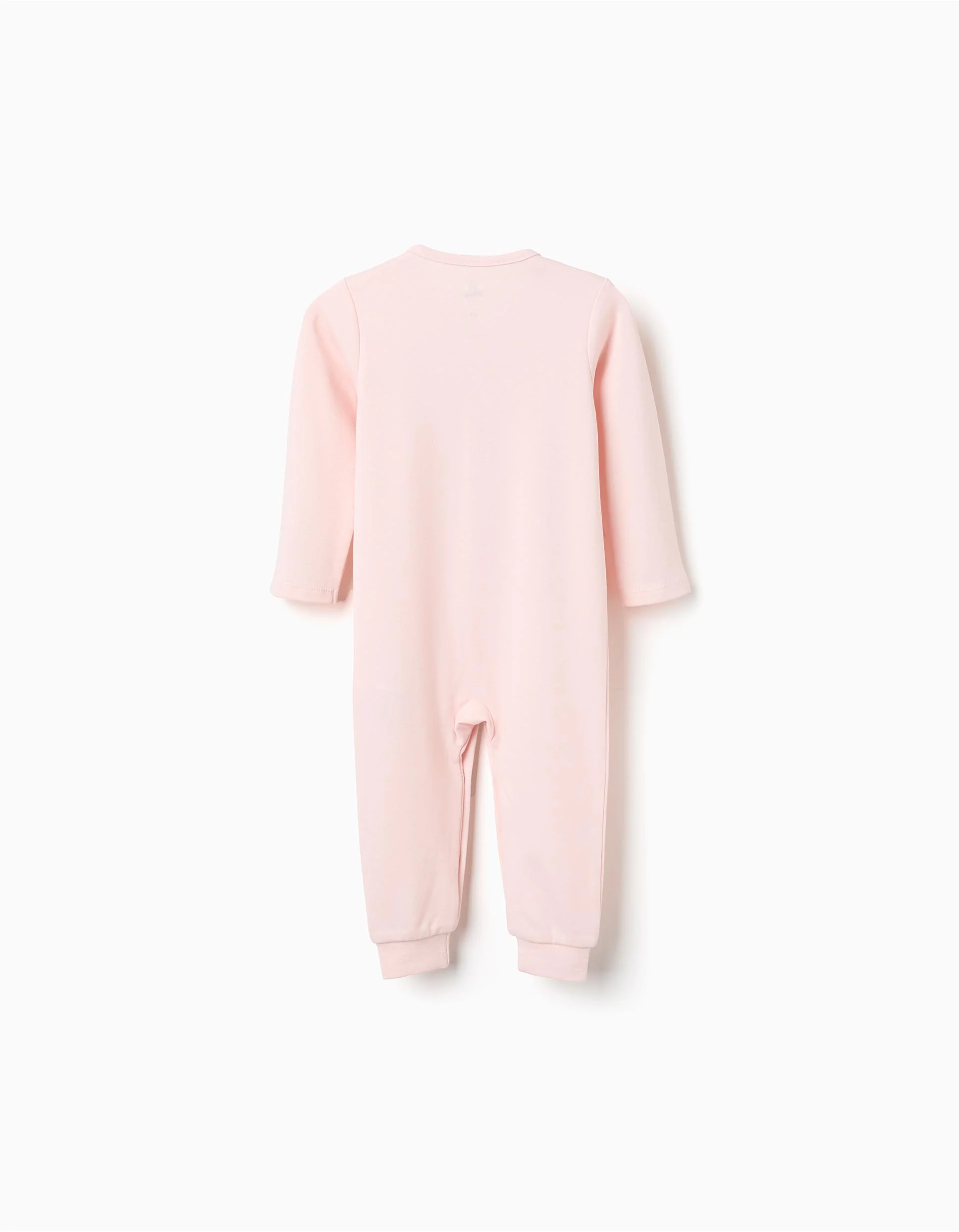 Pack of 2 Cotton Babygrows 'Minnie' for Baby Girls, White/Light Pink