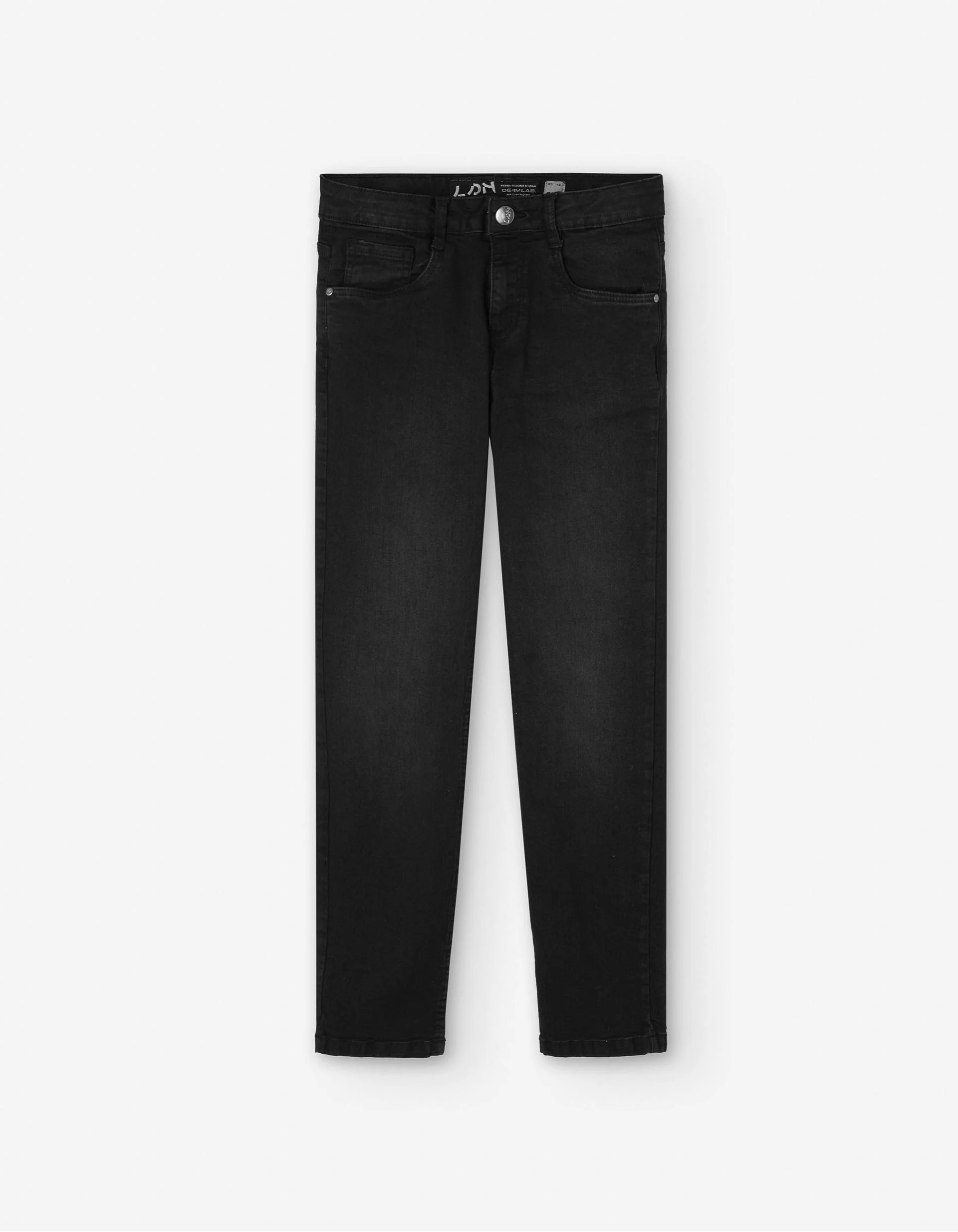 Jeans with a slim fit for boys, black