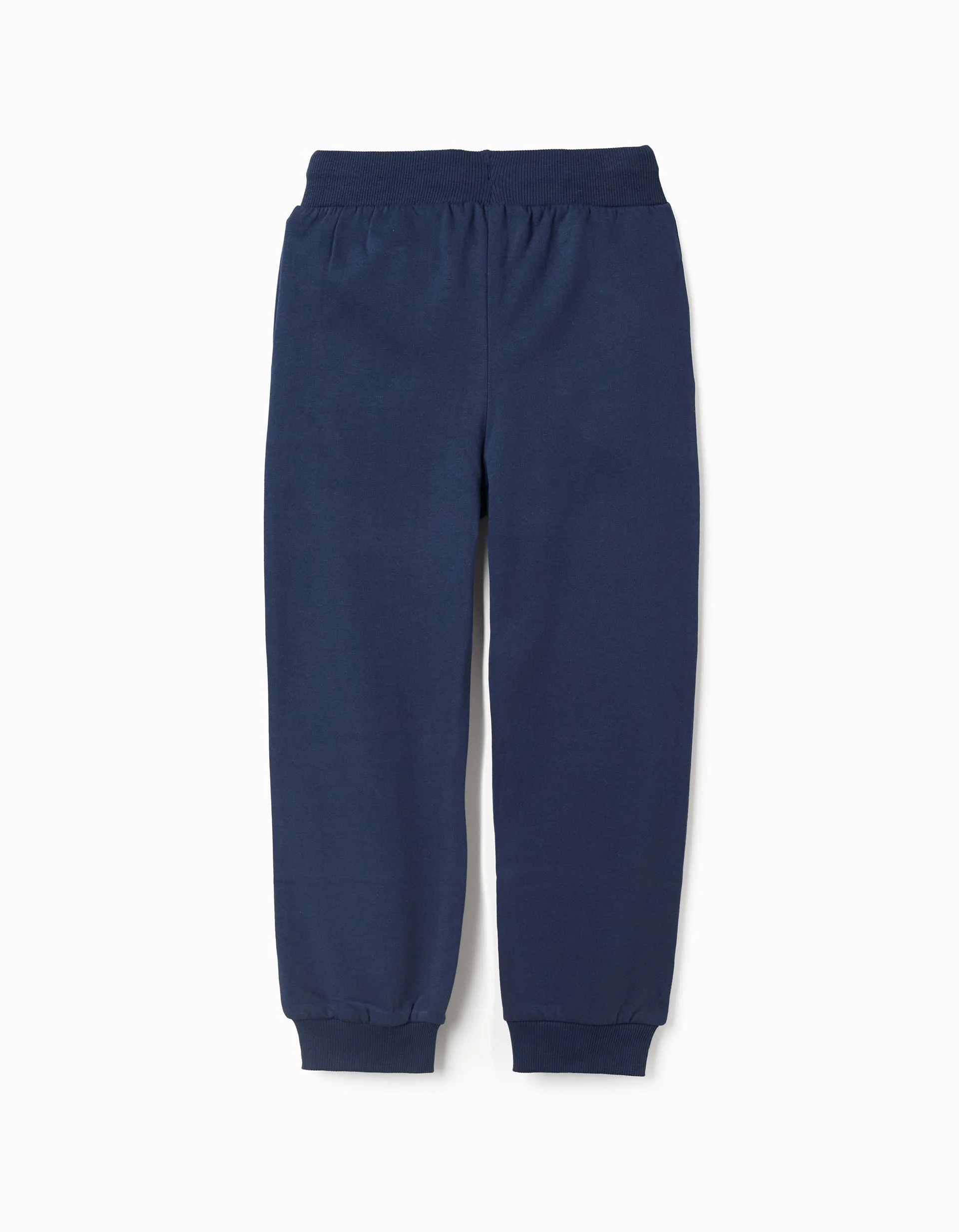 Brushed cotton joggers with Pikachu print for boys, dark blue