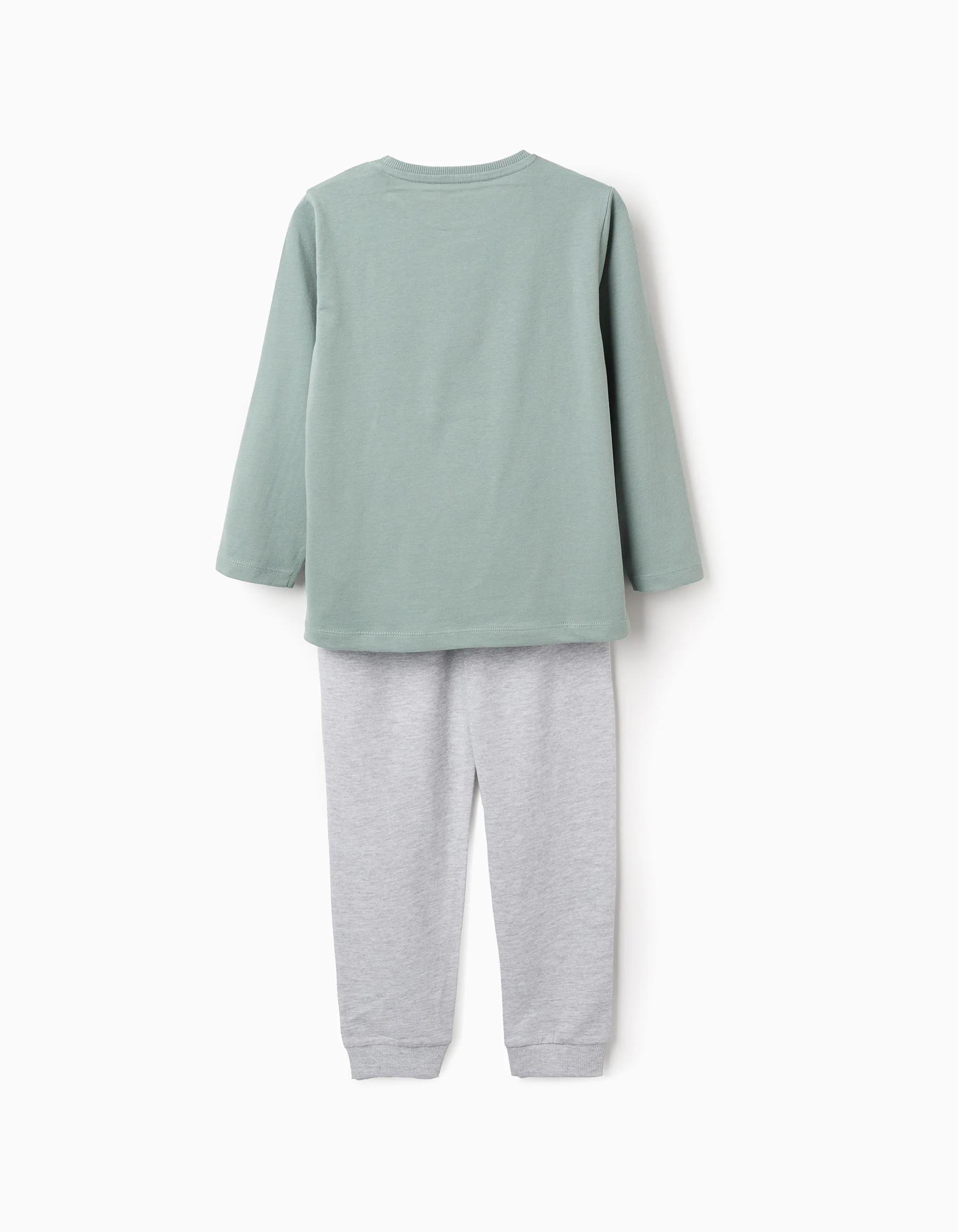 Cotton Pyjama for Boys 'Scoutmaster', Grey/Green
