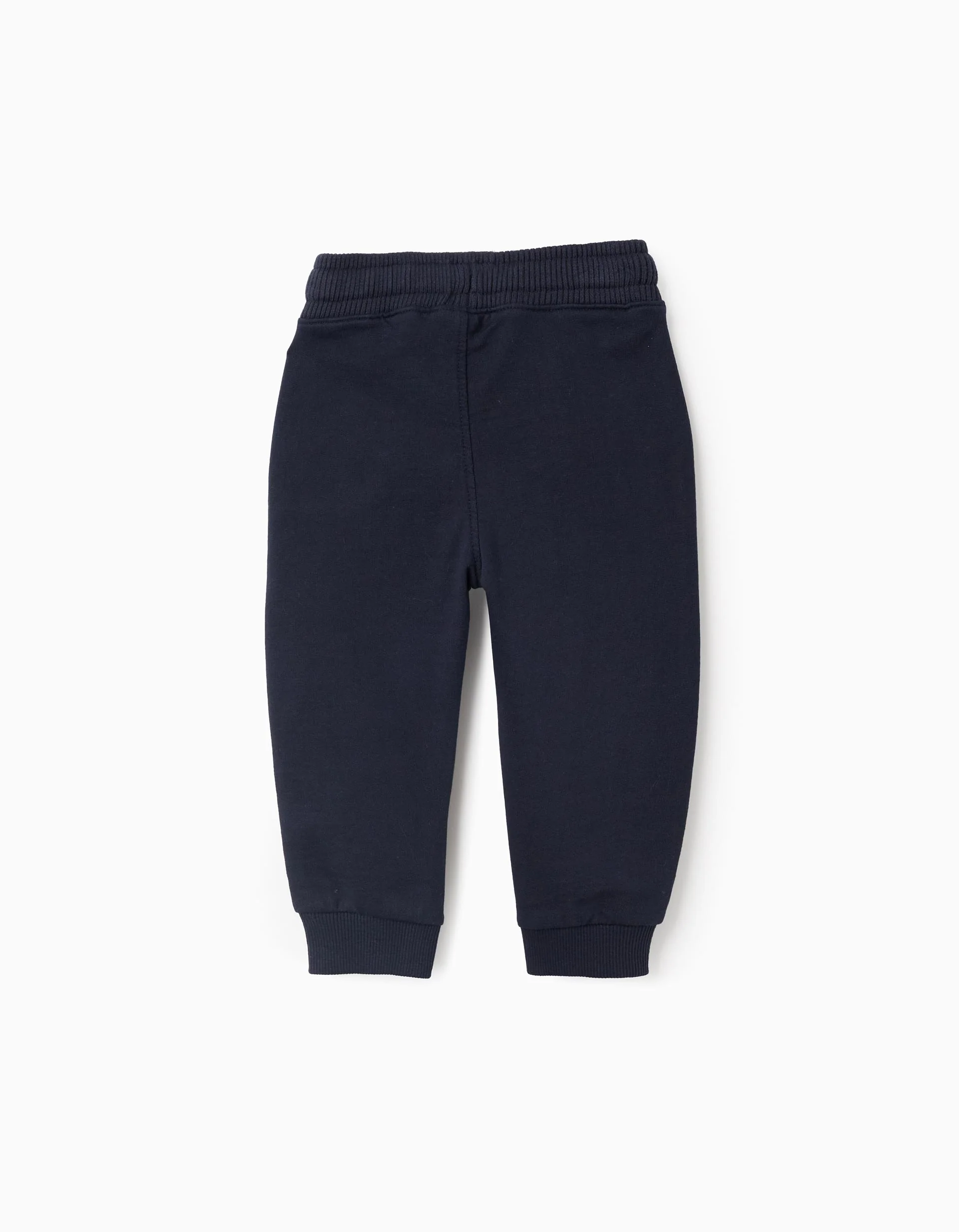 Joggers with Ribbed Waist for Baby Boys, Dark Blue