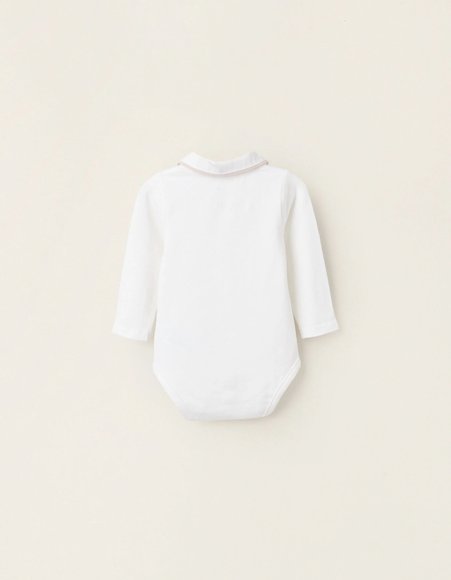 Jersey Bodysuit-Shirt for Newborns, White