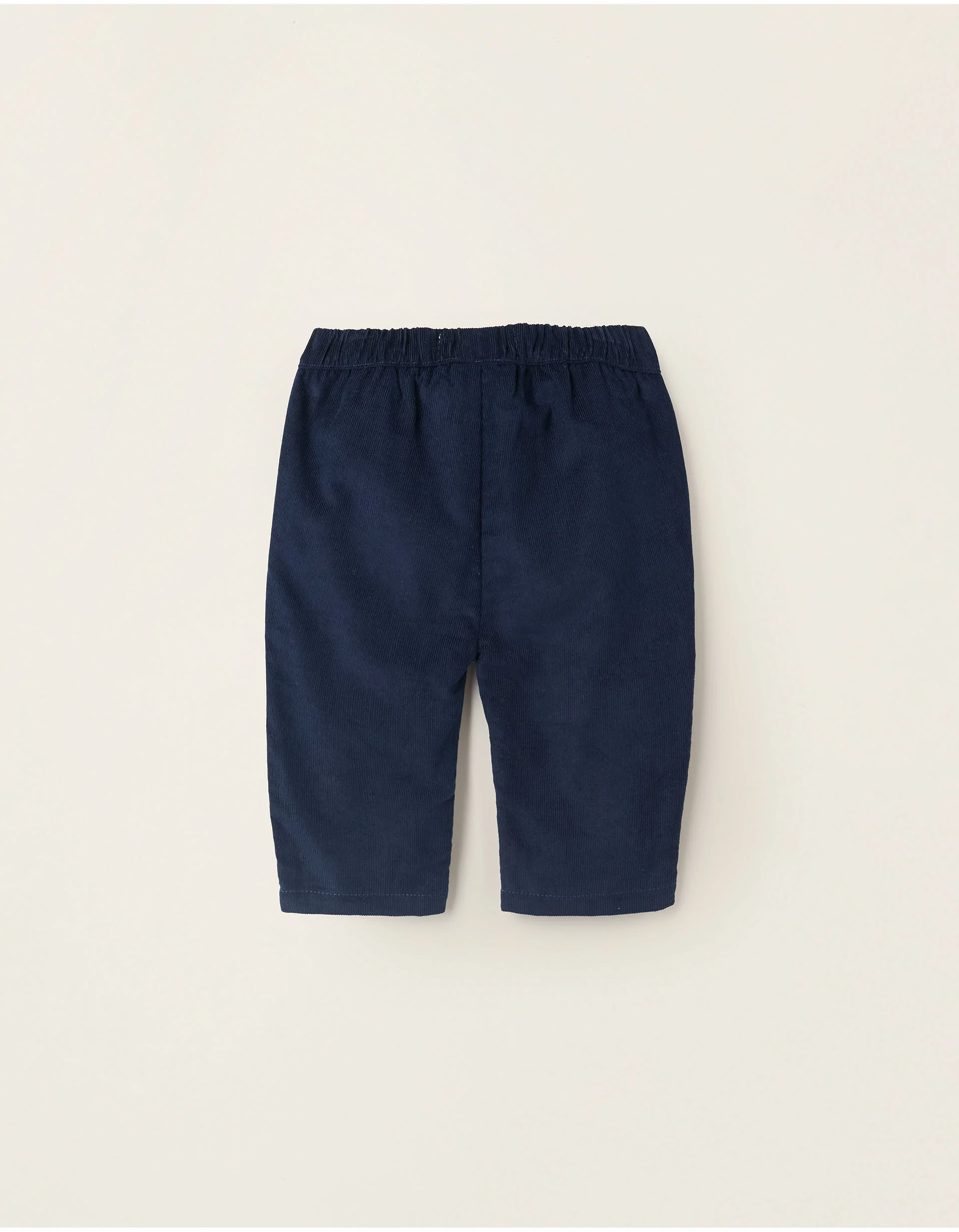 Corduroy Cotton Trousers for Newborns, Dark Blue