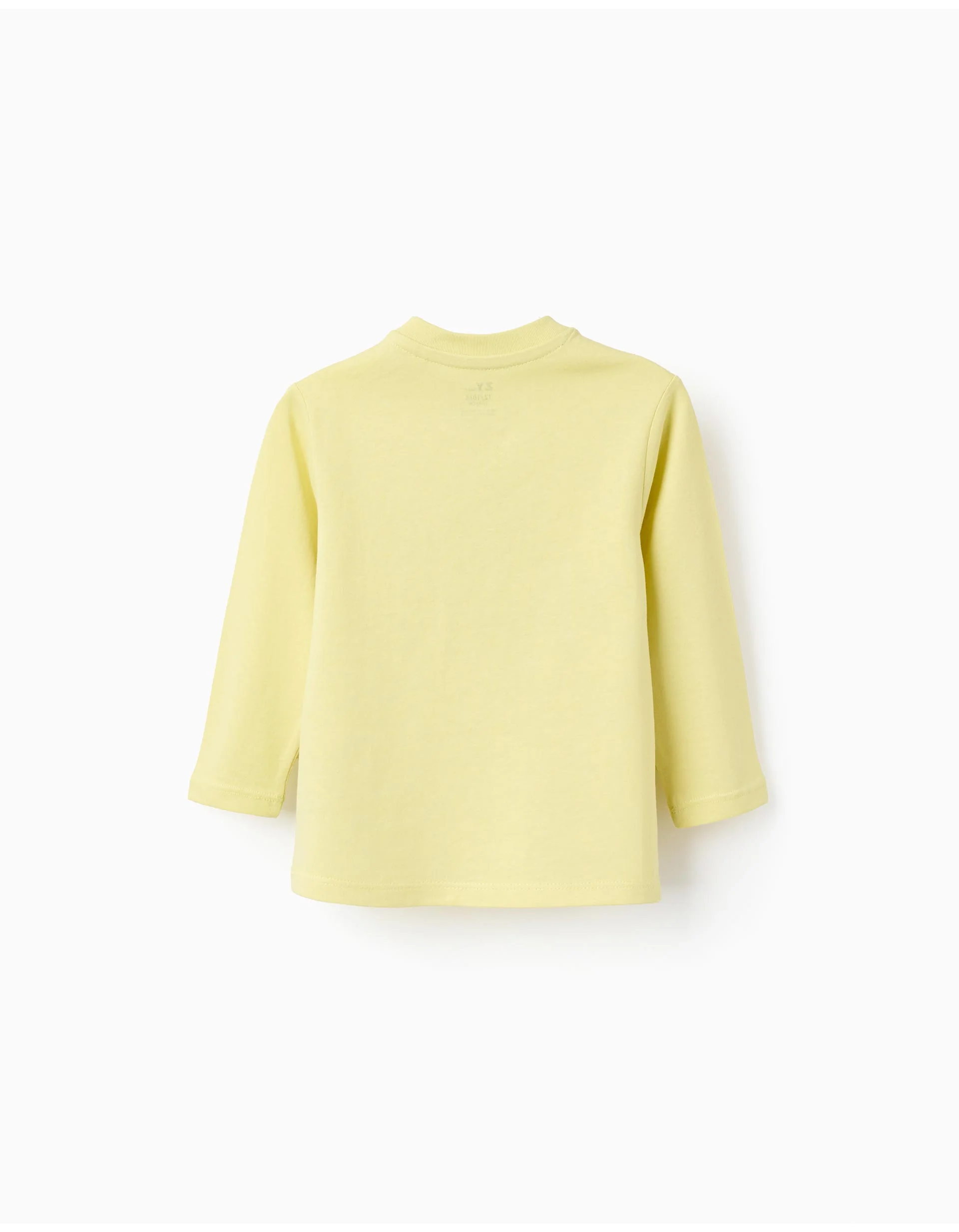 Cotton Long Sleeve T-Shirt for Baby Boys 'Dot', Yellow