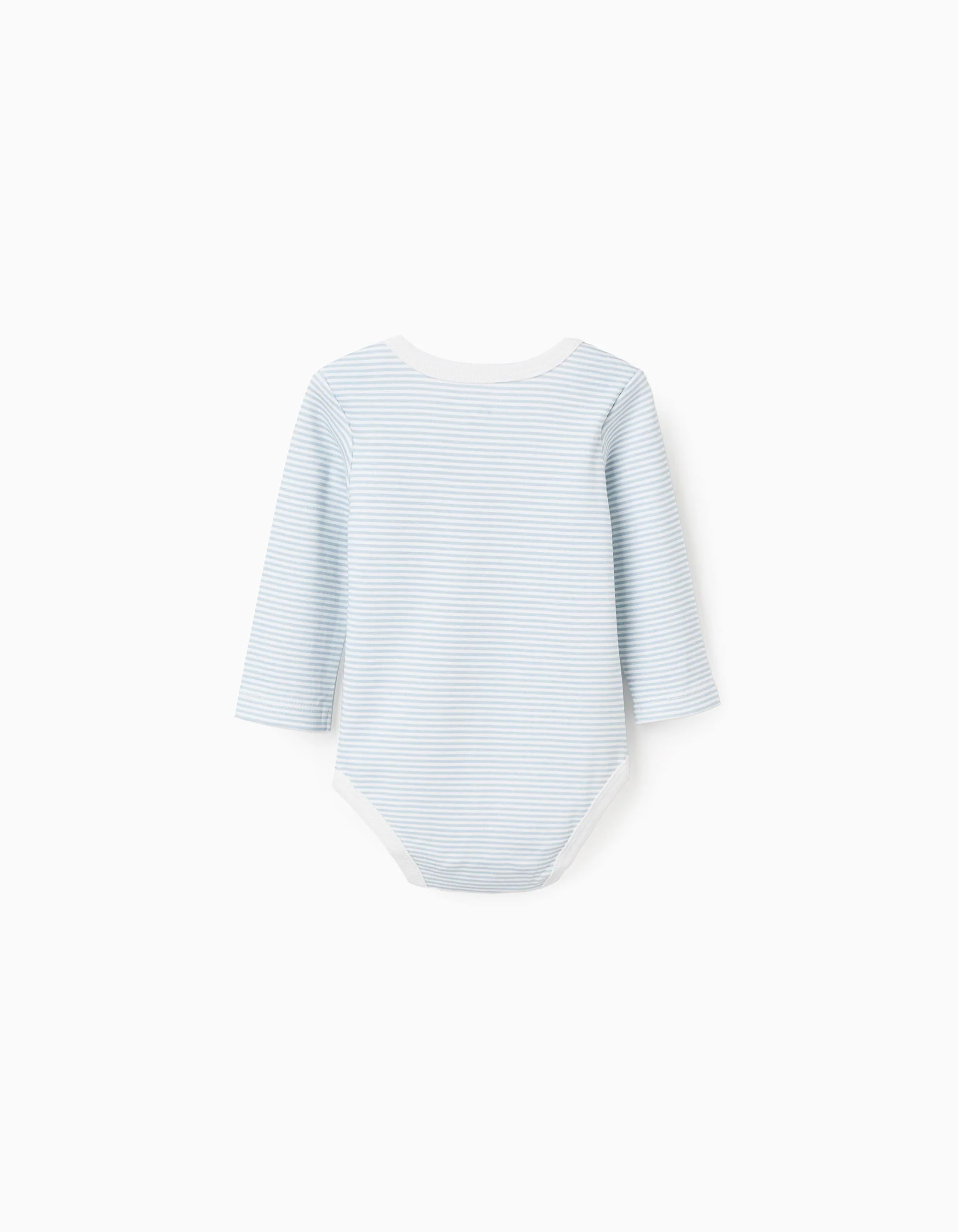 4 striped/printed bodysuits for newborn and baby boys, multicolour