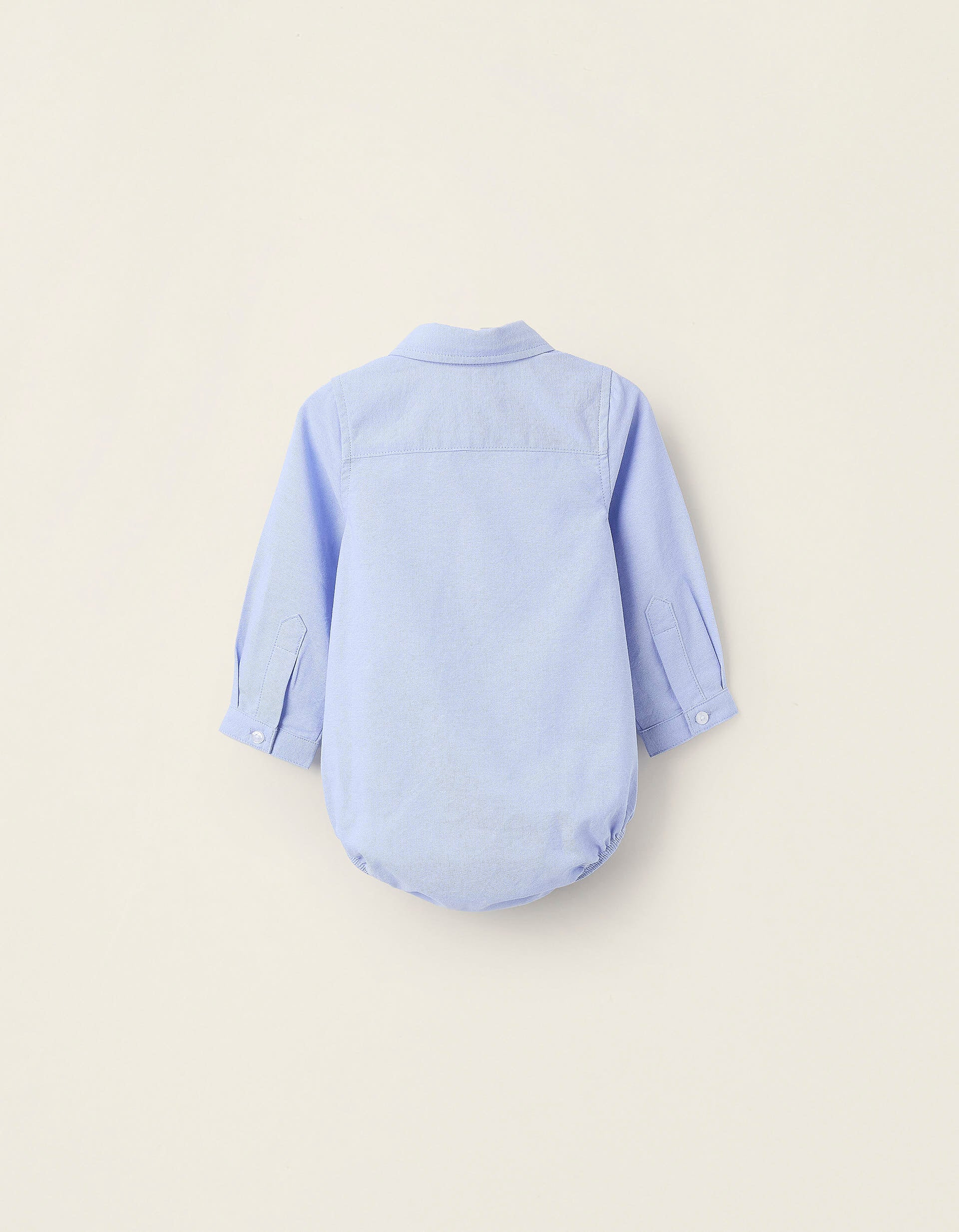 Cotton Bodysuit for Newborns, Blue