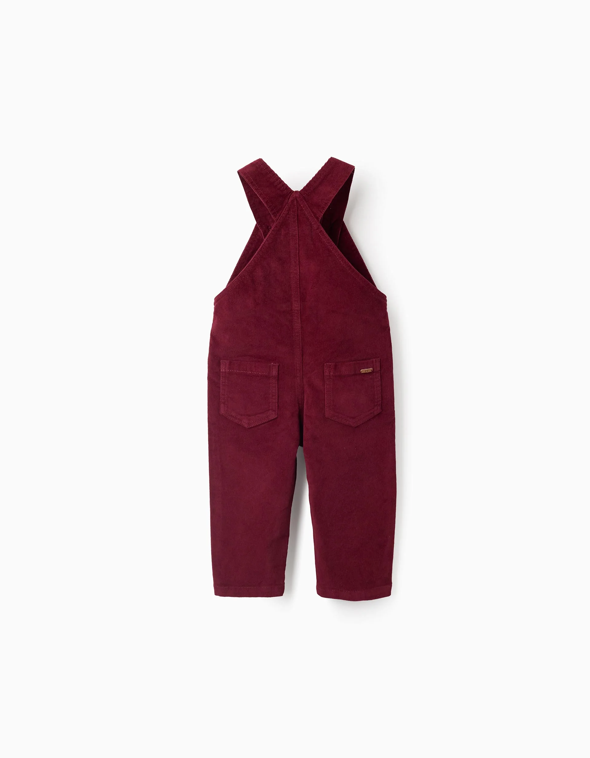 Corduroy Dungarees for Baby Boys, Red