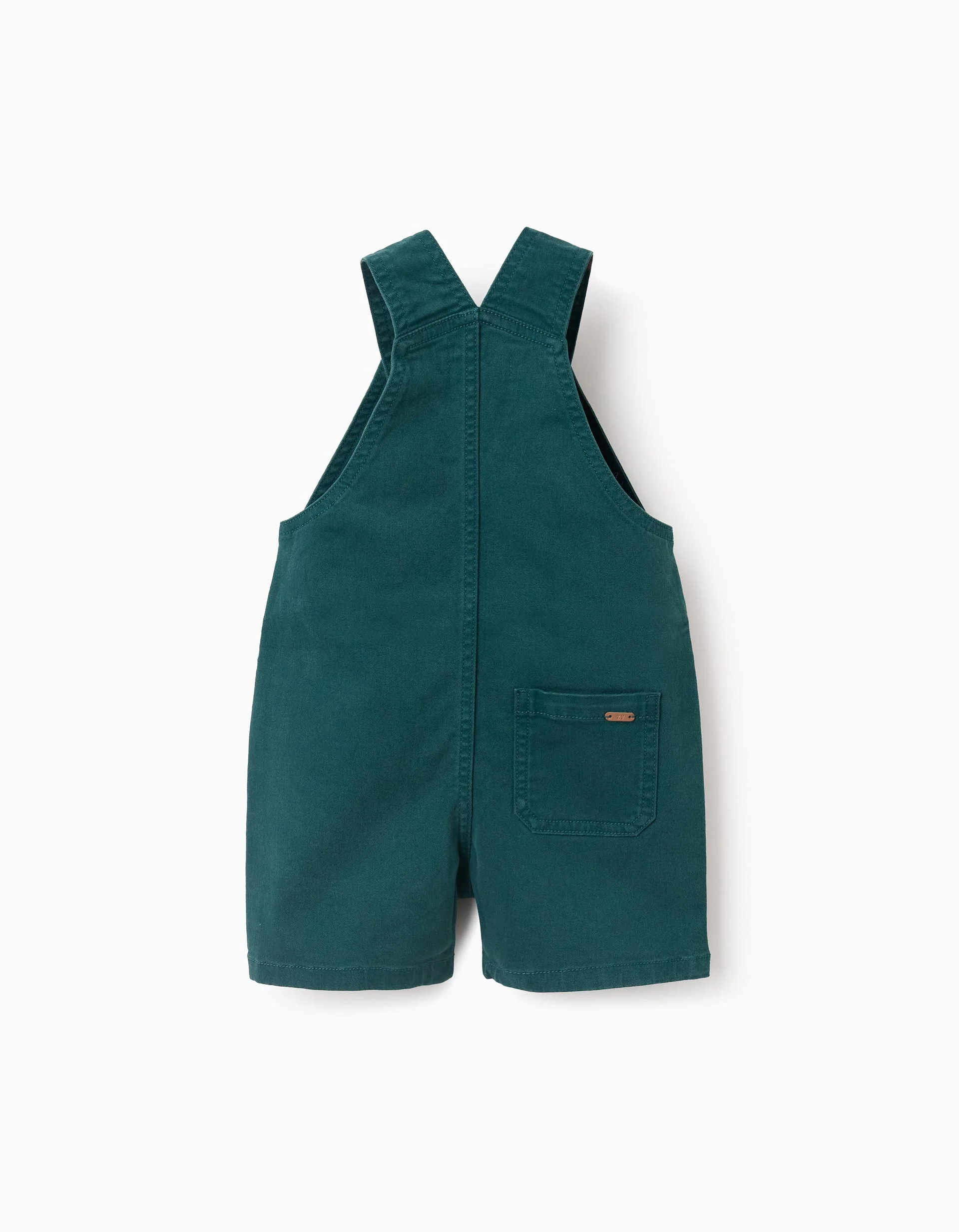 Denim Dungarees for Baby Boys, Dark Green