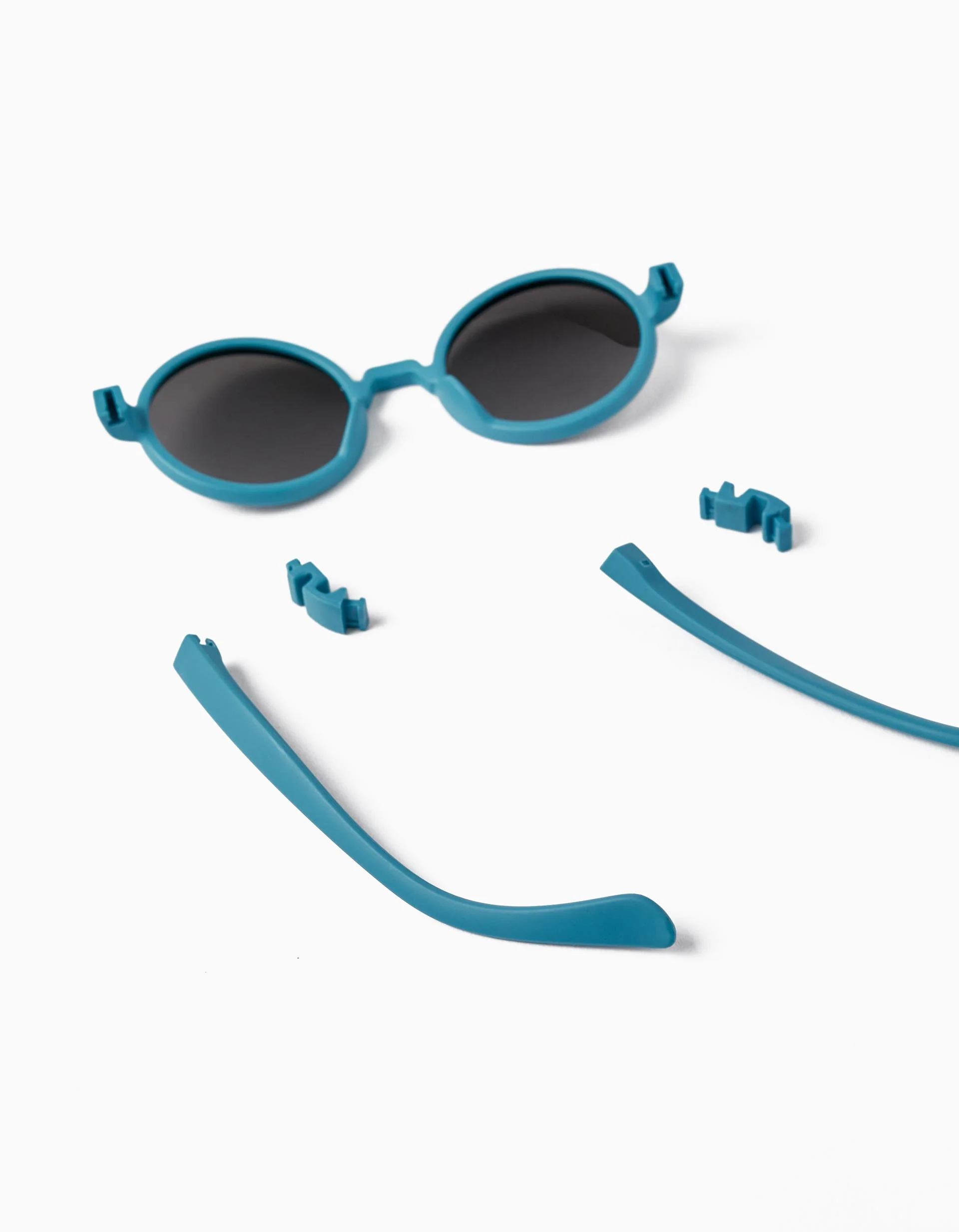Flexible Level 3 UV Protection Sunglasses for Baby Boys, Blue