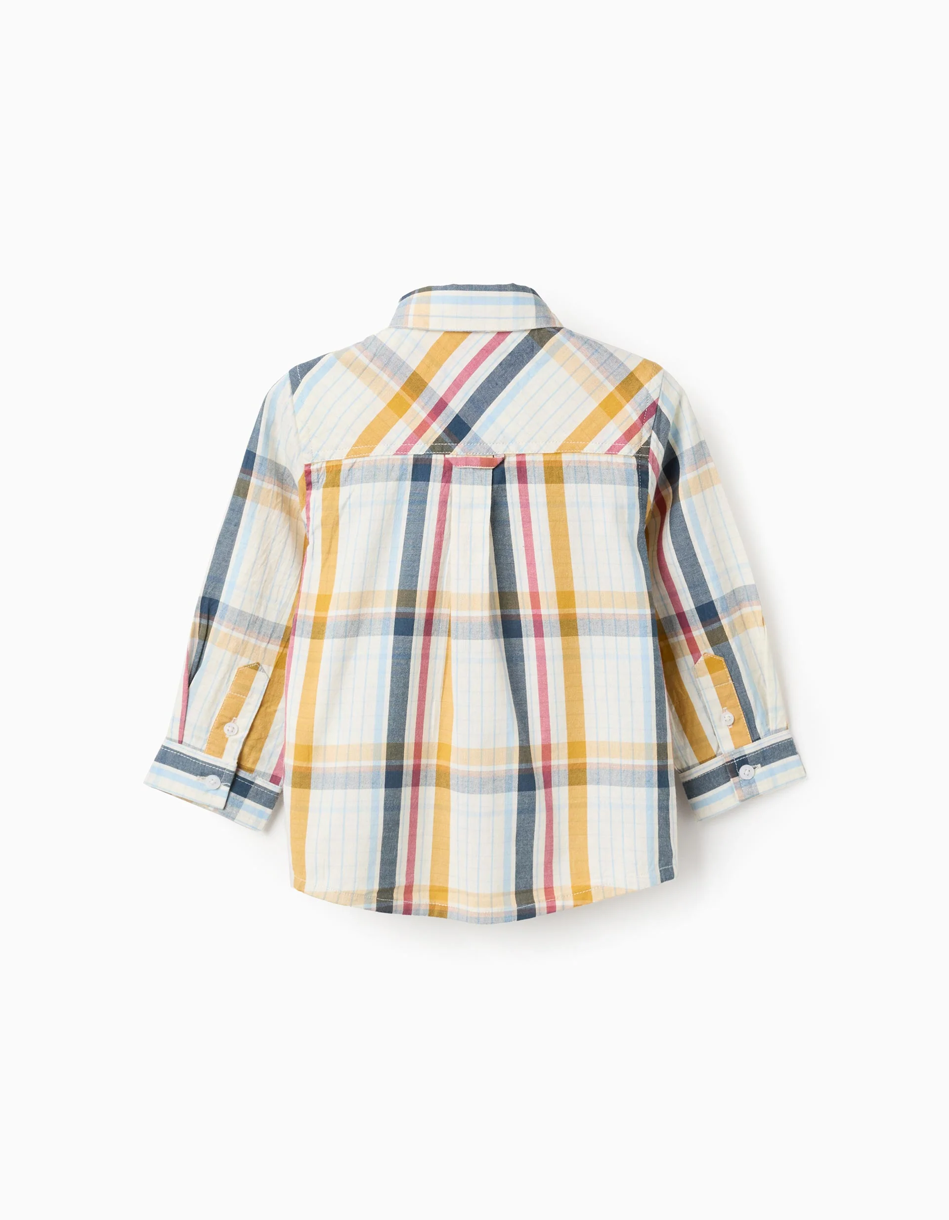 Cotton Shirt with Checkered Pattern for Baby Boys 'B&S', Multicolour