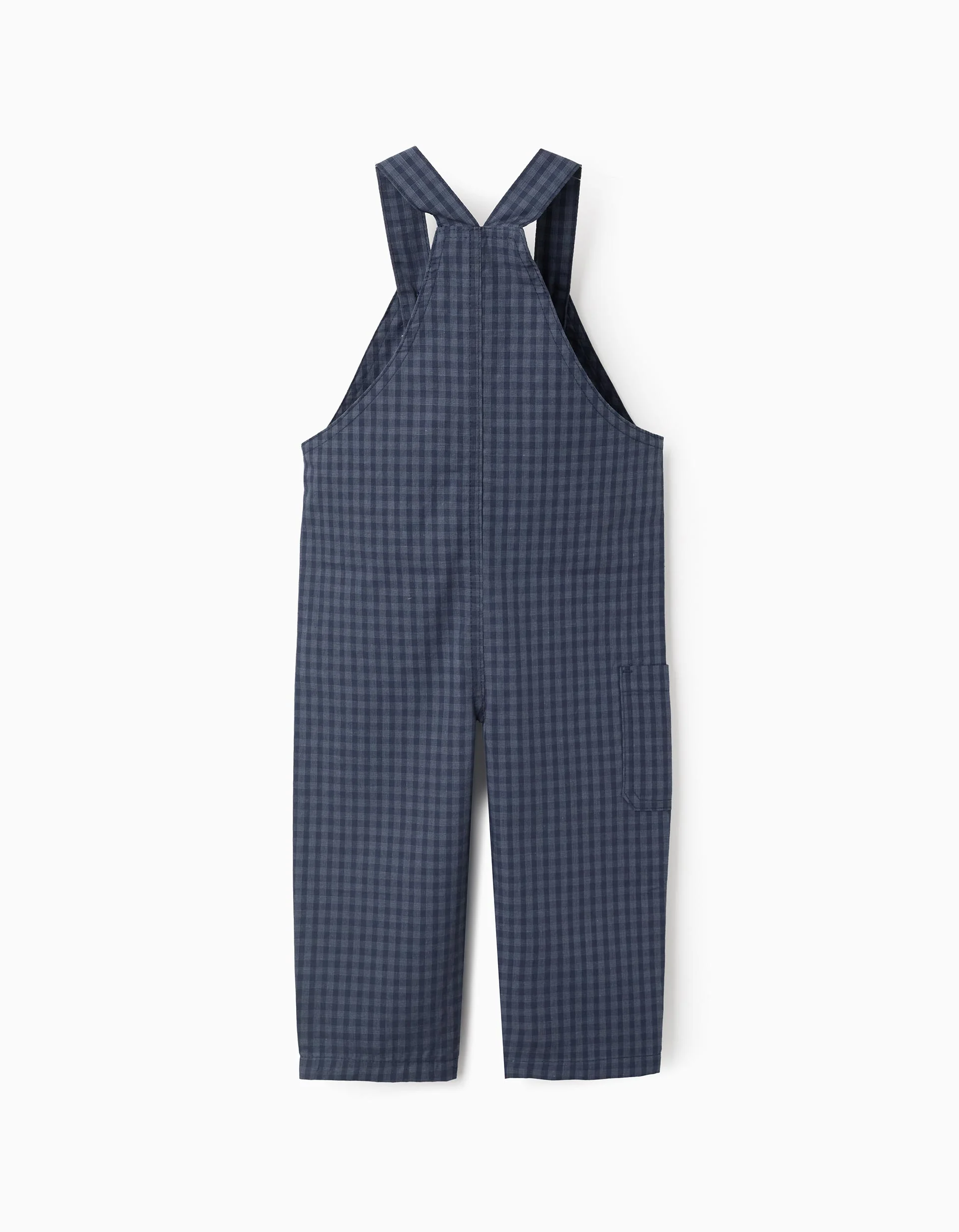 Vichy Dungarees for Baby Boys, Dark Blue