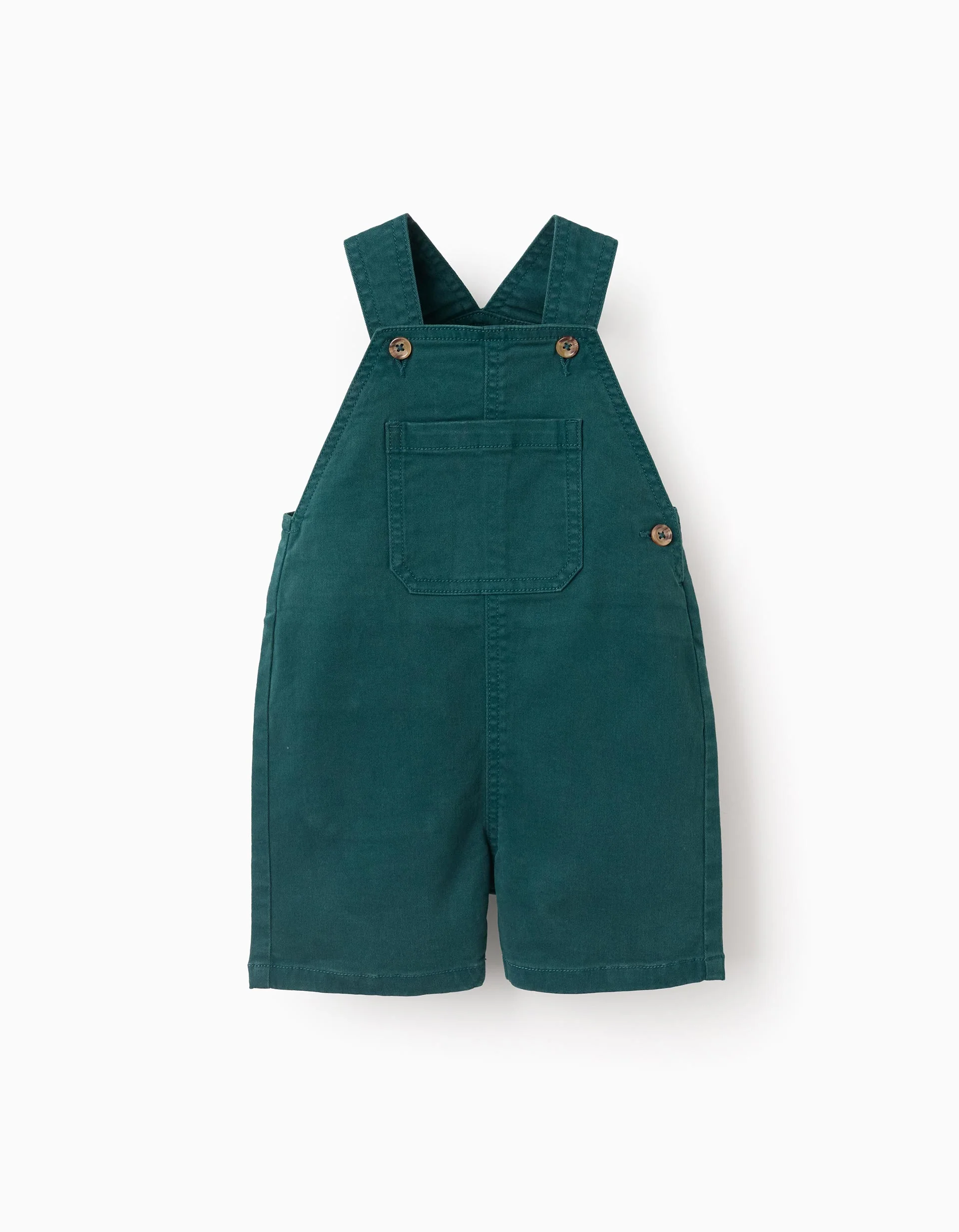 Denim Dungarees for Baby Boys, Dark Green