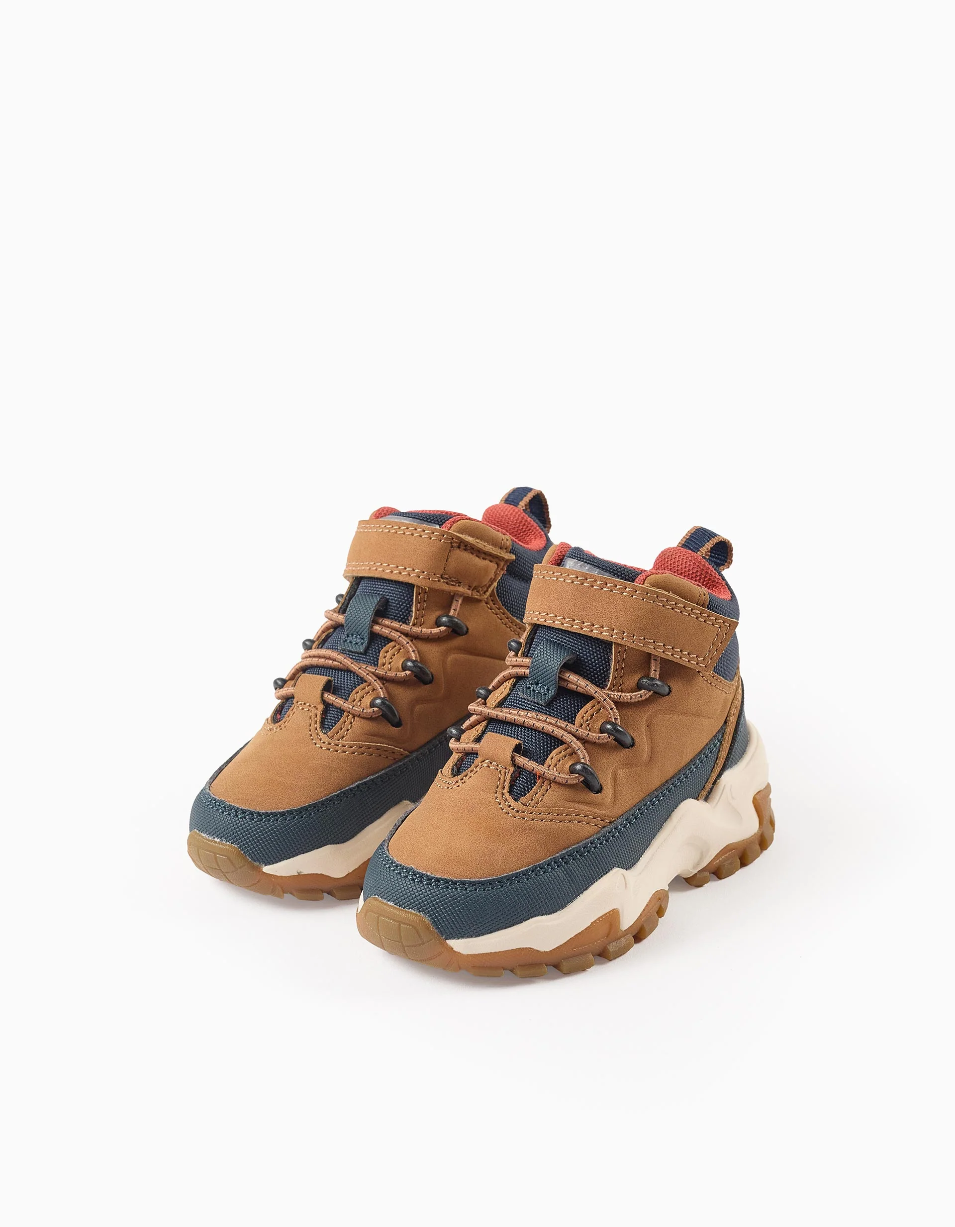 Superlight Runner Mountain Boots for Baby Boys, Camel/Blue