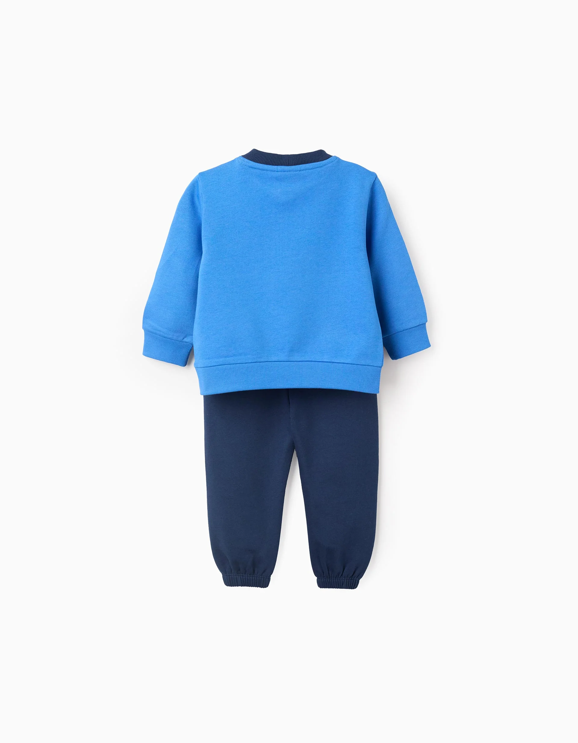 Cotton Brushed Tracksuit for Baby Boys 'Spidey', Blue